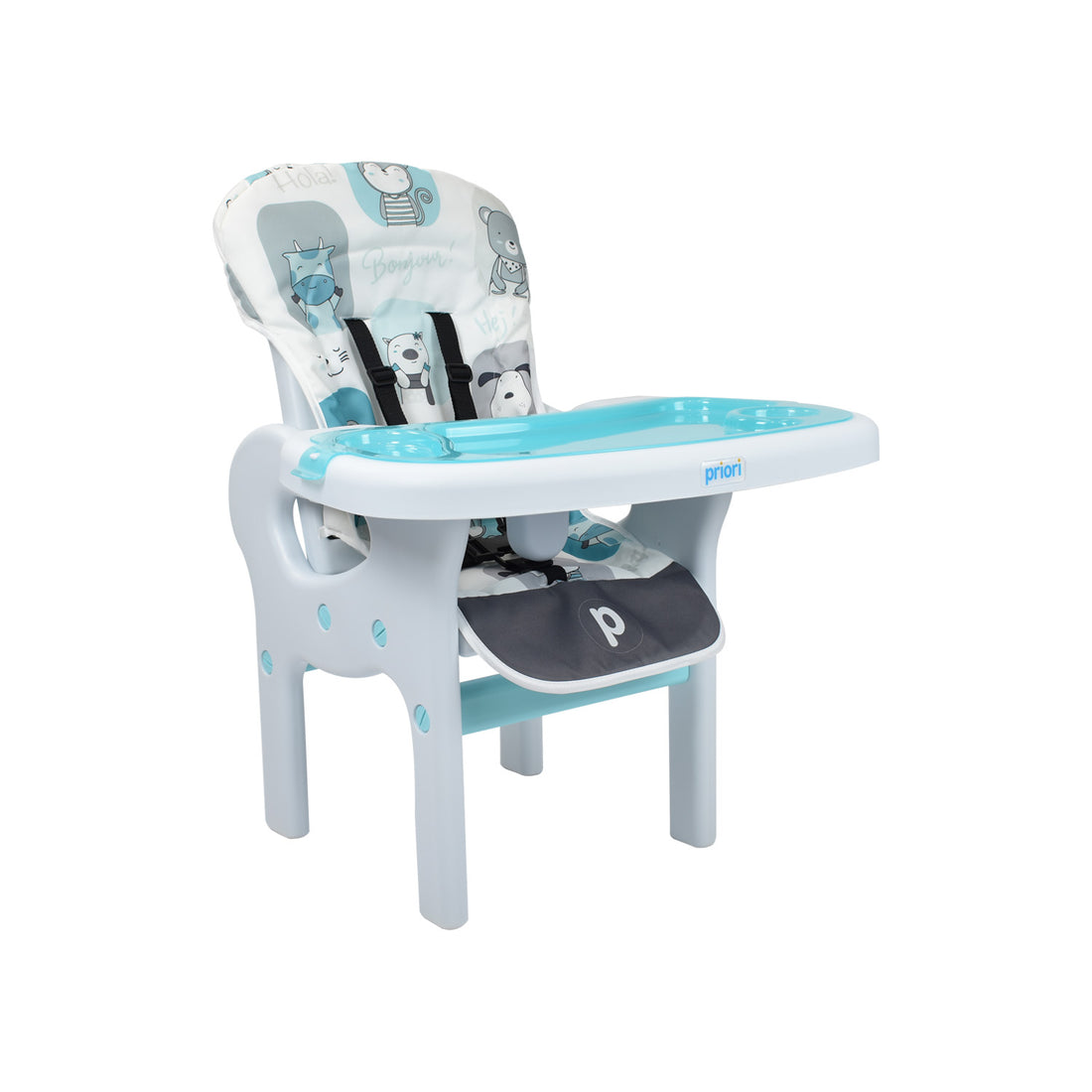 Comedor Bebe Escritorio PCM-10 Animals Azul Priori