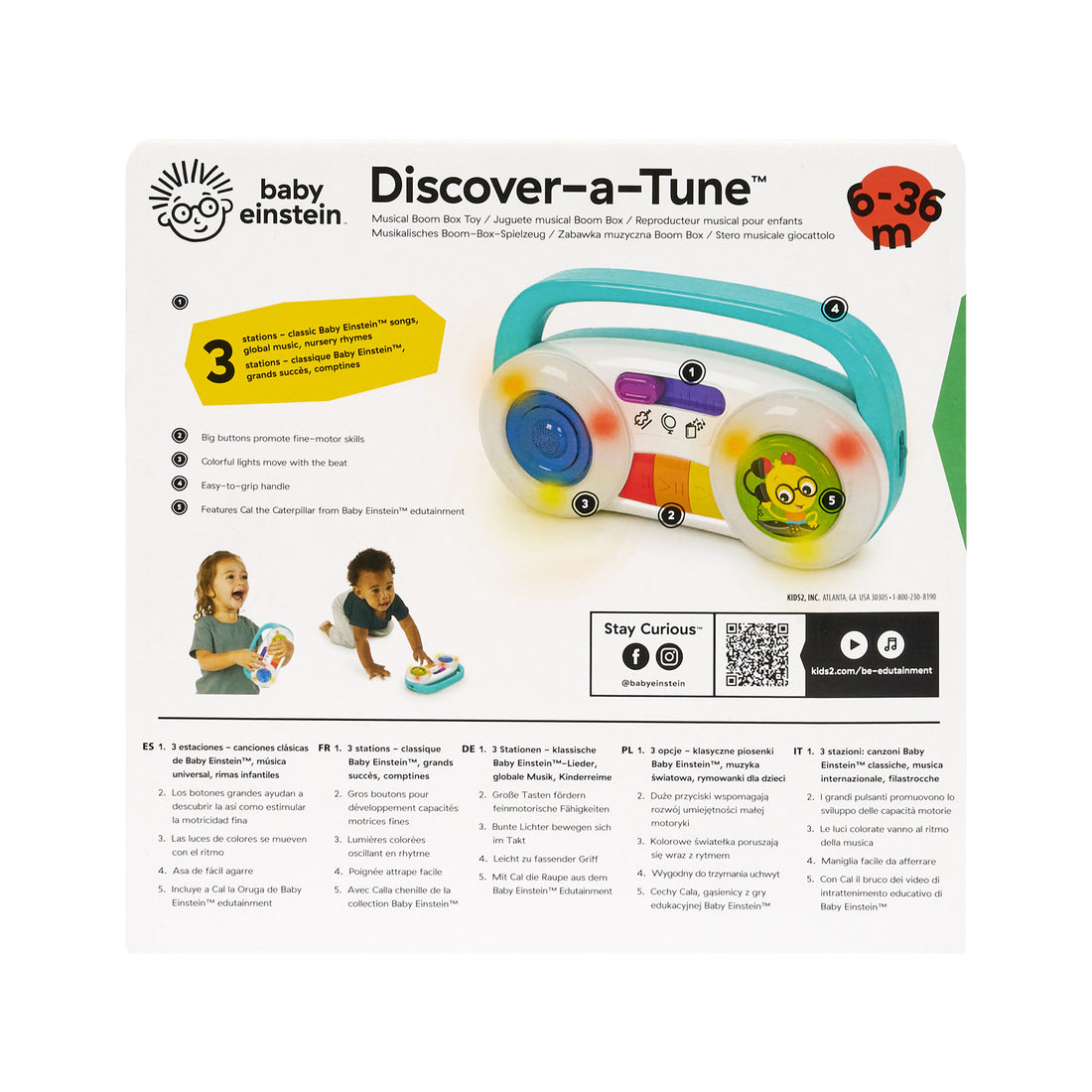 Juguete Musical Piano Safari Baby Einstein 1204