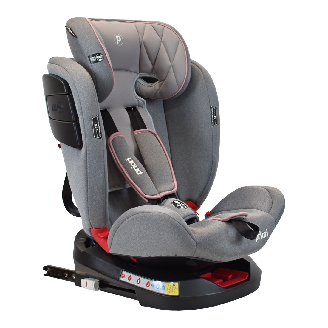 Silla De Carro Bebe Twist Con Isofix Rosado  Priori