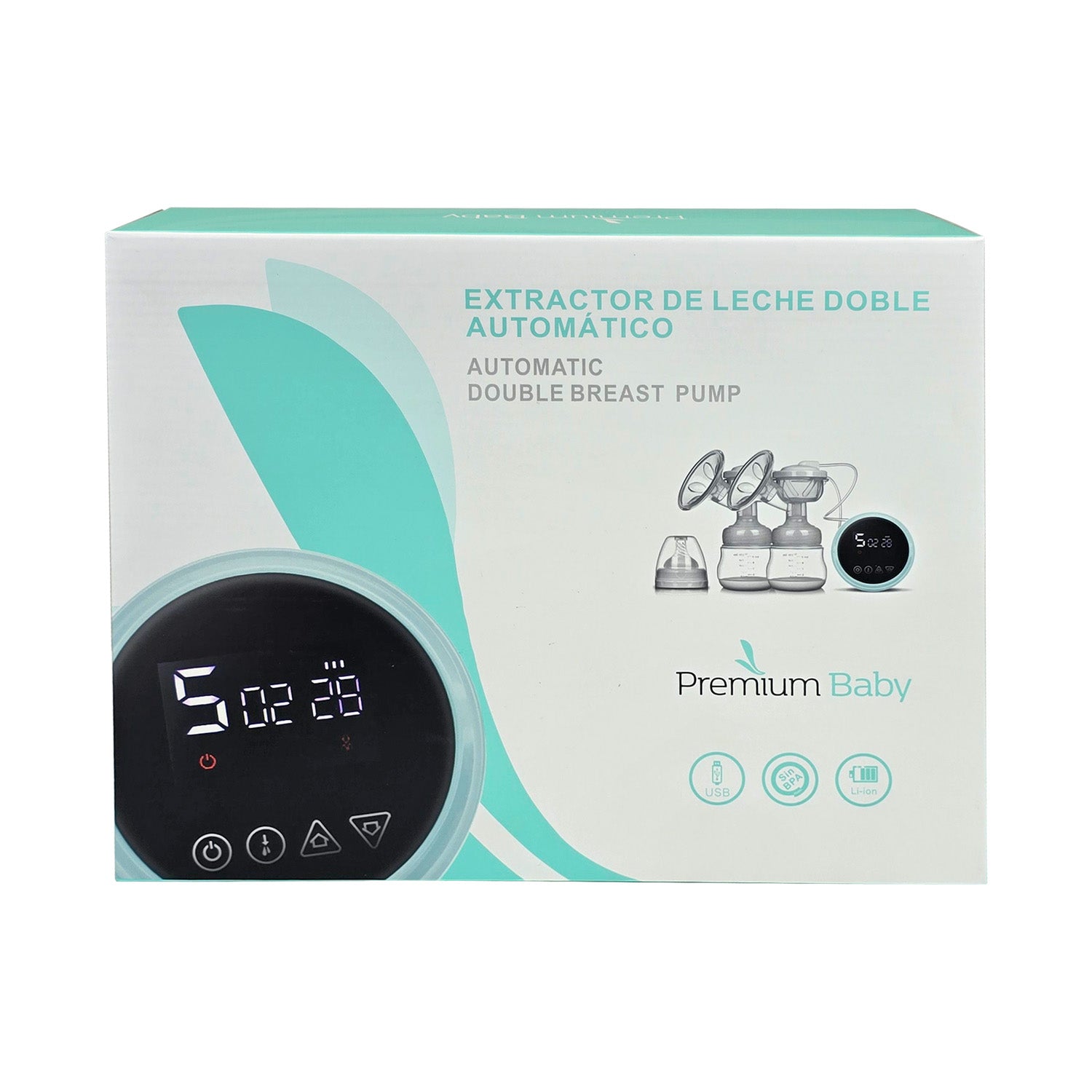 Extractor de Leche Doble Eléctrico PB-BP003 Premium Baby