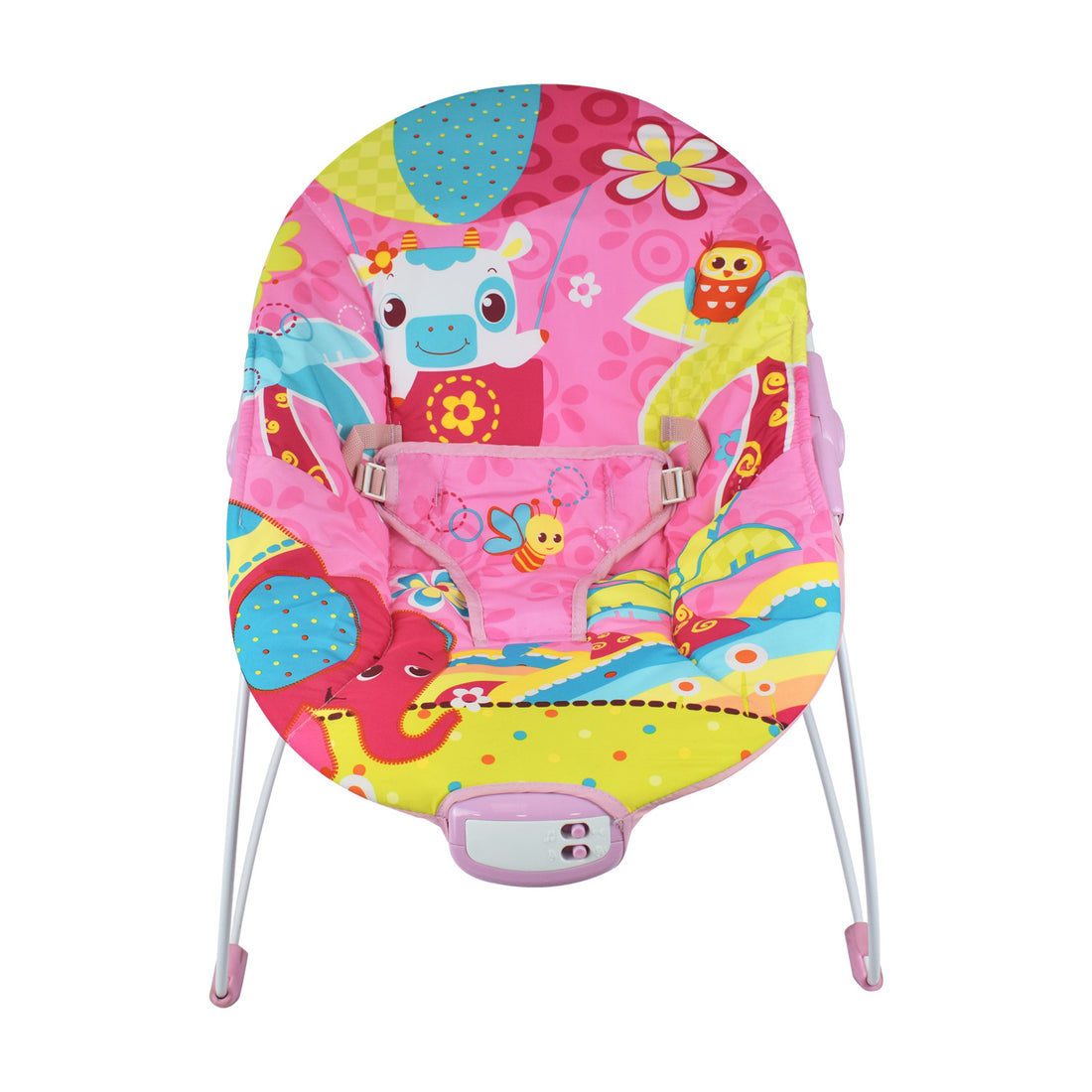 Silla Bouncer Bebé Musical PB2004 Priori Rosa