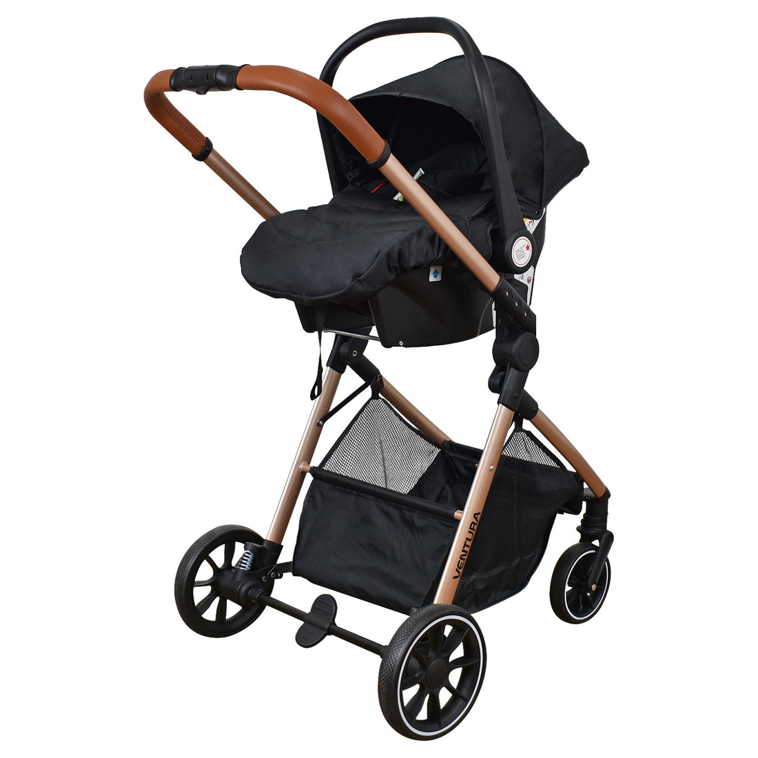 Coche Bebe Travel system Ventura Priori Negro