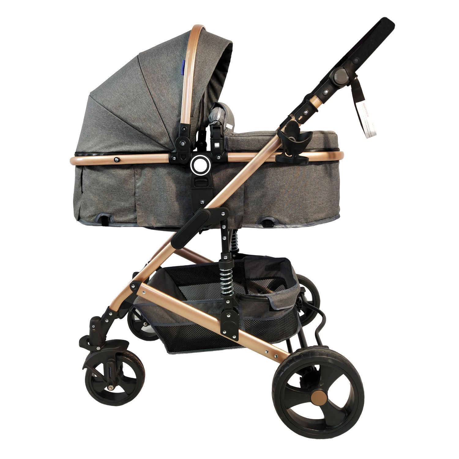 Coche Bebe Travel System Moises Happy Baby Gris Fj