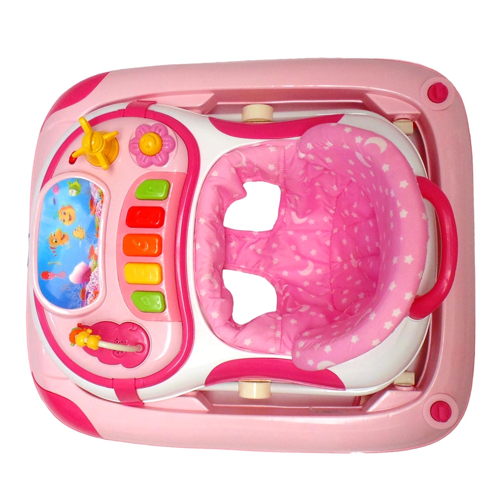 Caminador Musical Happy Baby Cm-002 Rosa