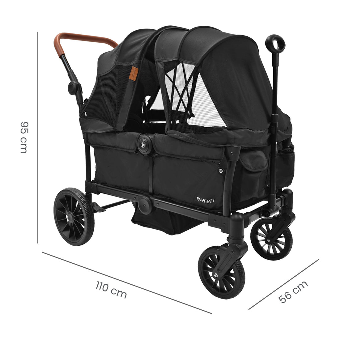 Coche Wagon Doble Priori negro
