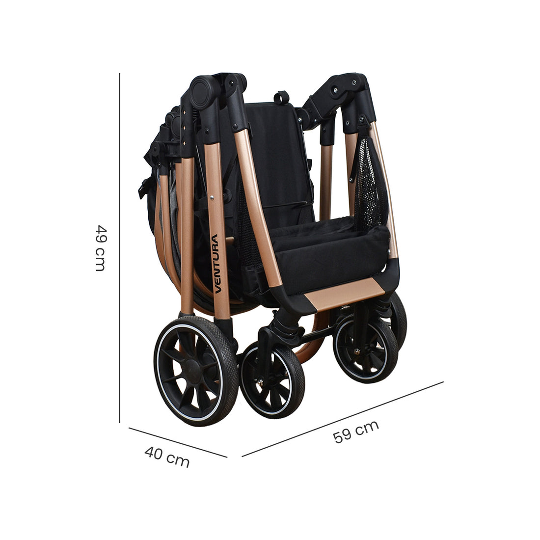 Coche Bebe Travel system Ventura Priori Gris Oscuro