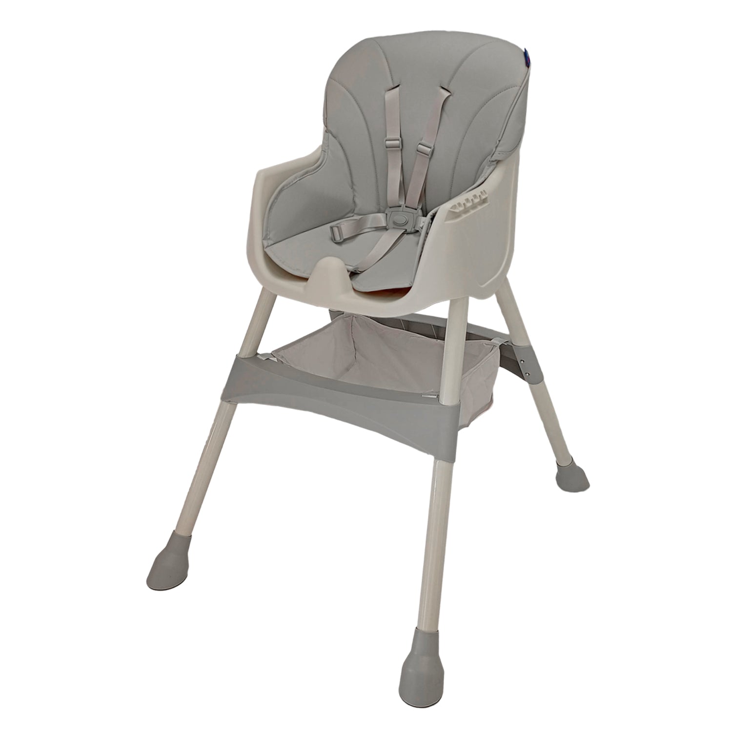 Silla comedor bebe 3en1 Happy Baby York Gris