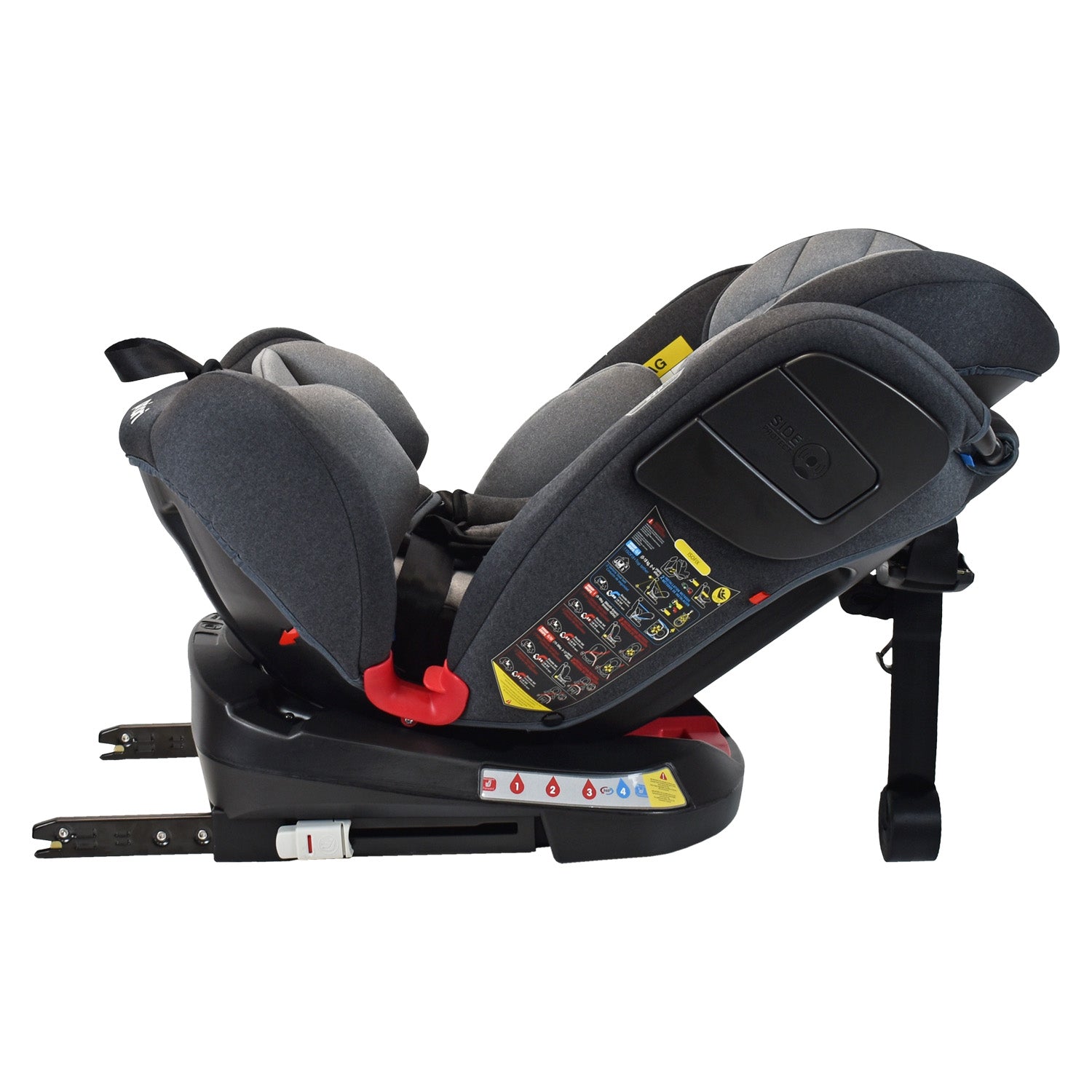 Silla De Carro Bebe Twist Con Isofix Gris Priori