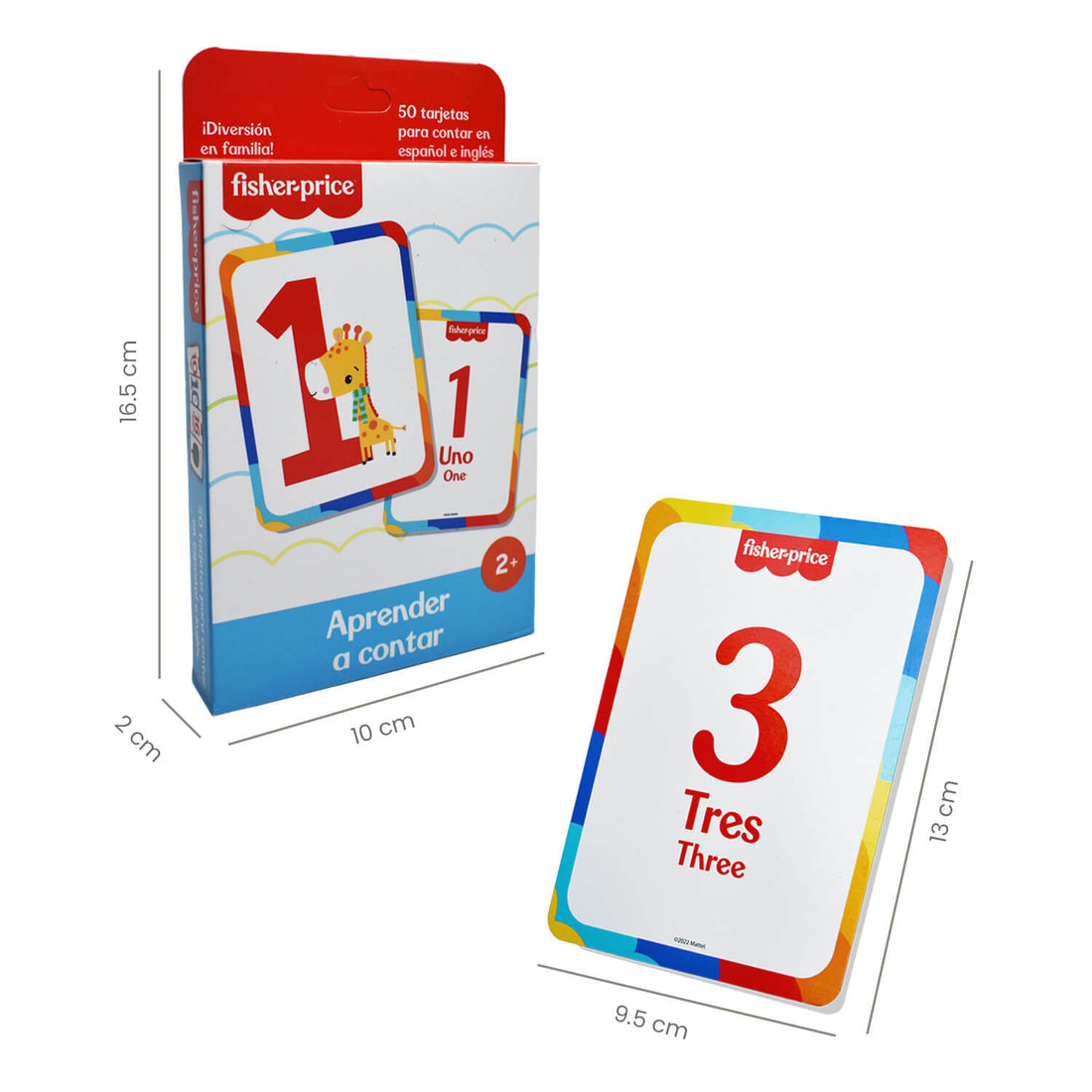 Juego Cartas de Aprendizaje Fisher Price Aprende a Contar