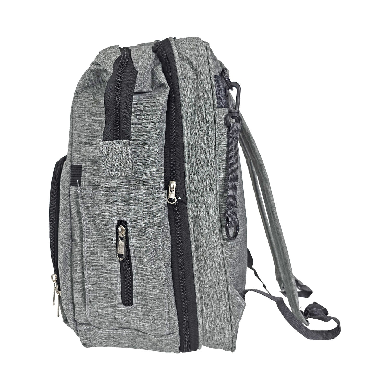 Pañalera Bebe Morral 3 en 1 PS 1001 Priori Gris