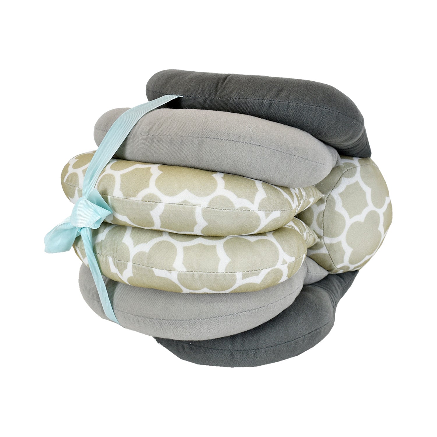 Almohada de Lactancia Ajustable Gris Premium Baby PB-L102GR