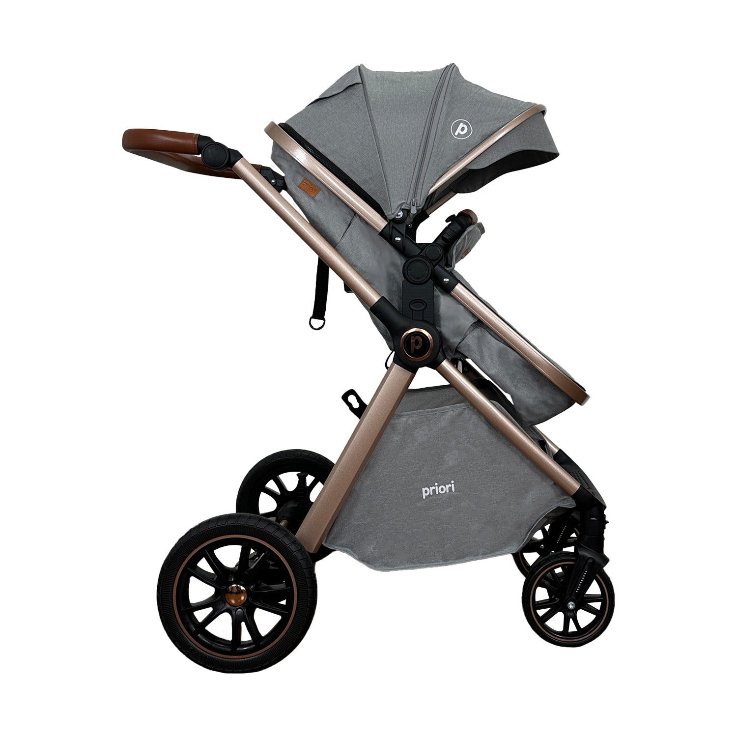 Coche Bebe Travel System Snow Priori Gris