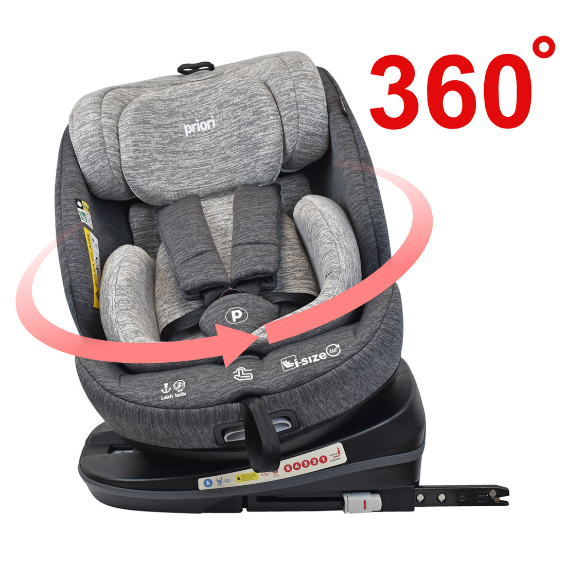 Silla Carro Bebe Priori I Hero Gris