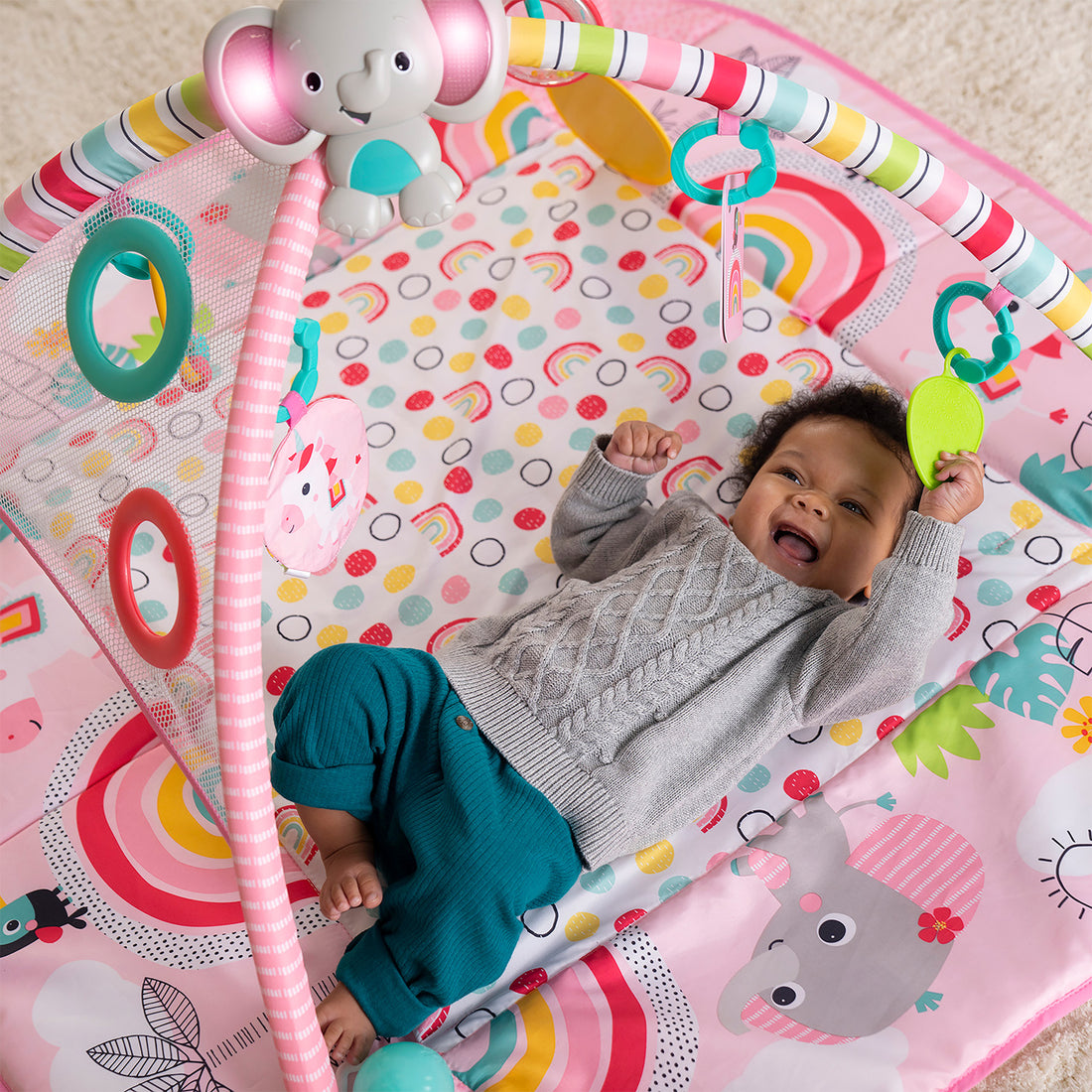Gimnasio de Actividades Zafari Rosado 12625 Bright Starts
