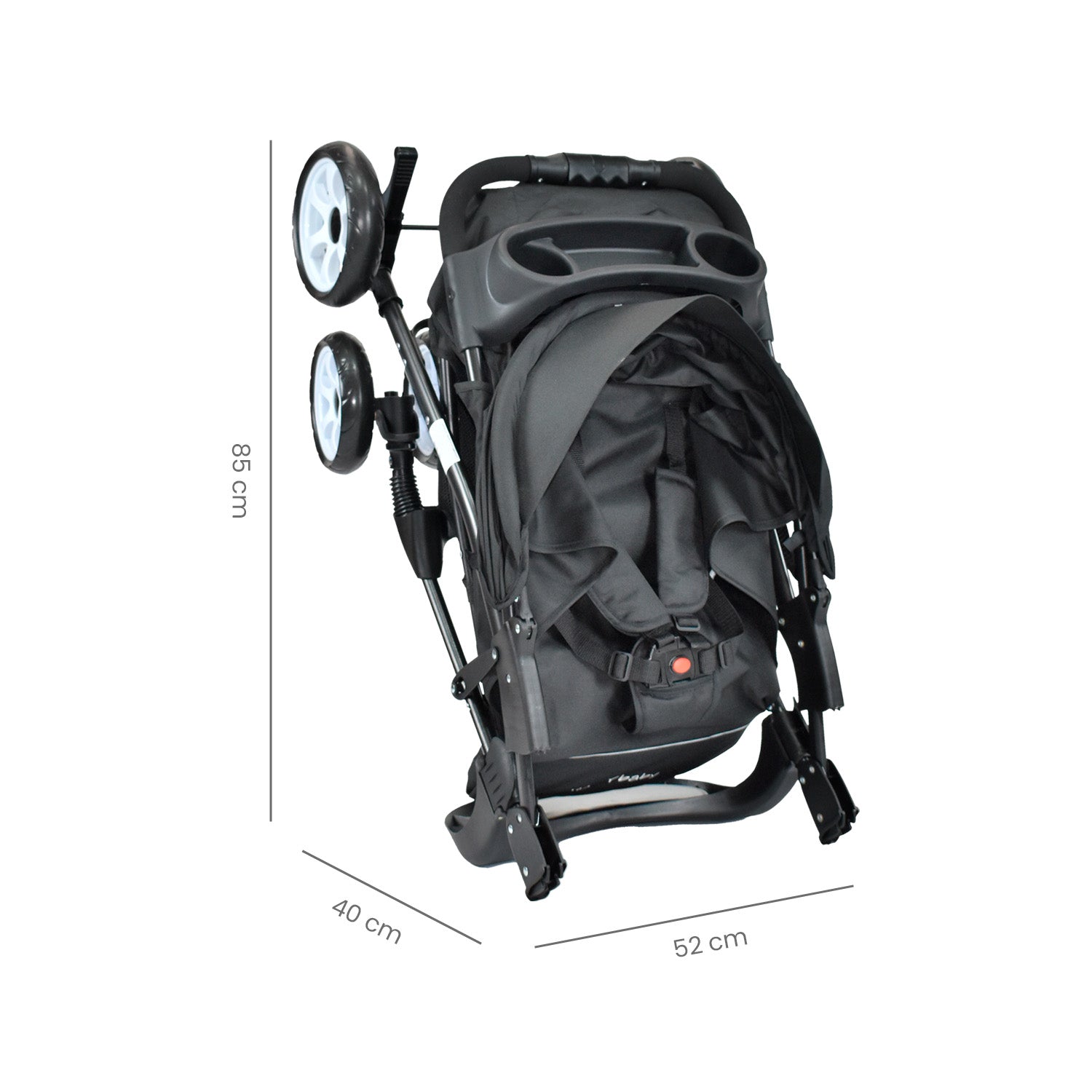 Coche Bebe Happy Baby Klaus Negro