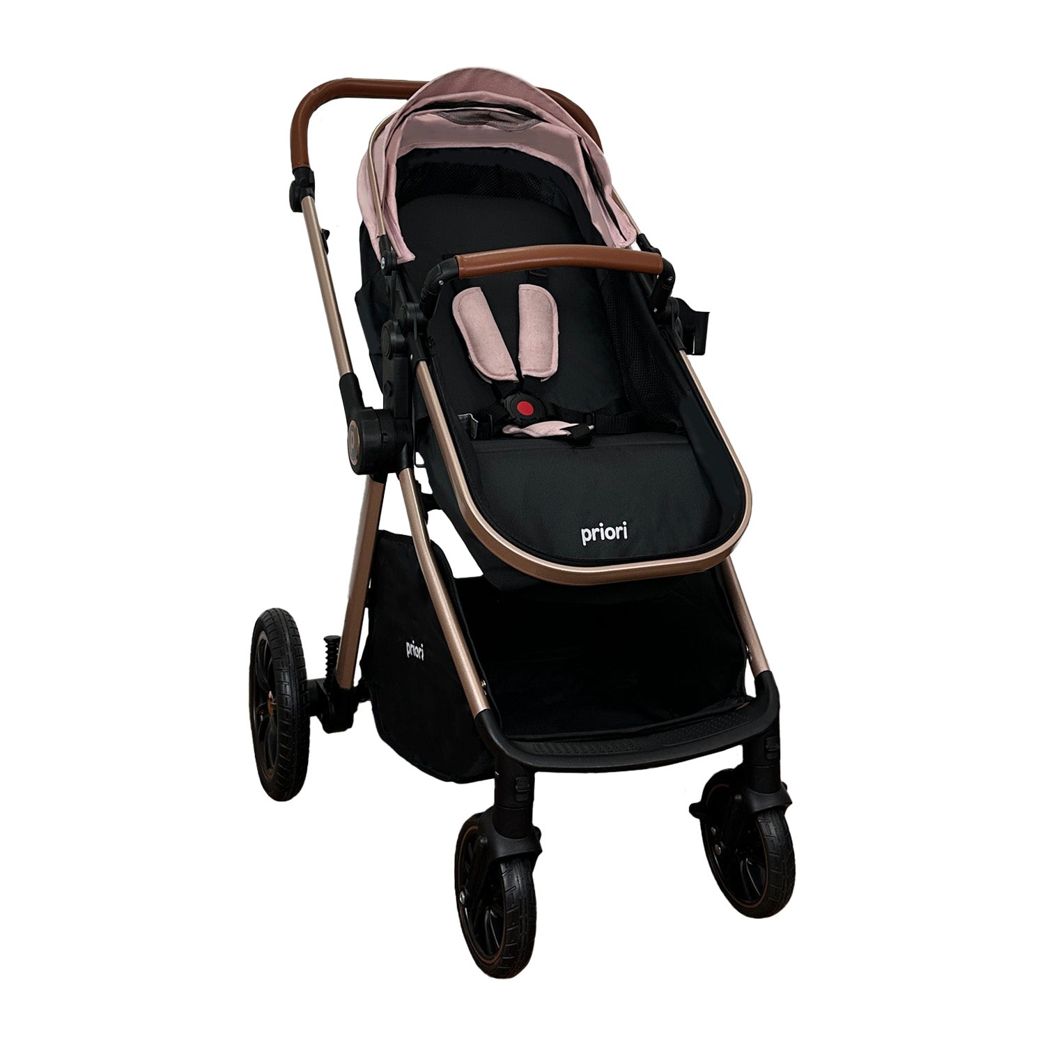 Coche Bebe Travel System Snow Priori Rosa