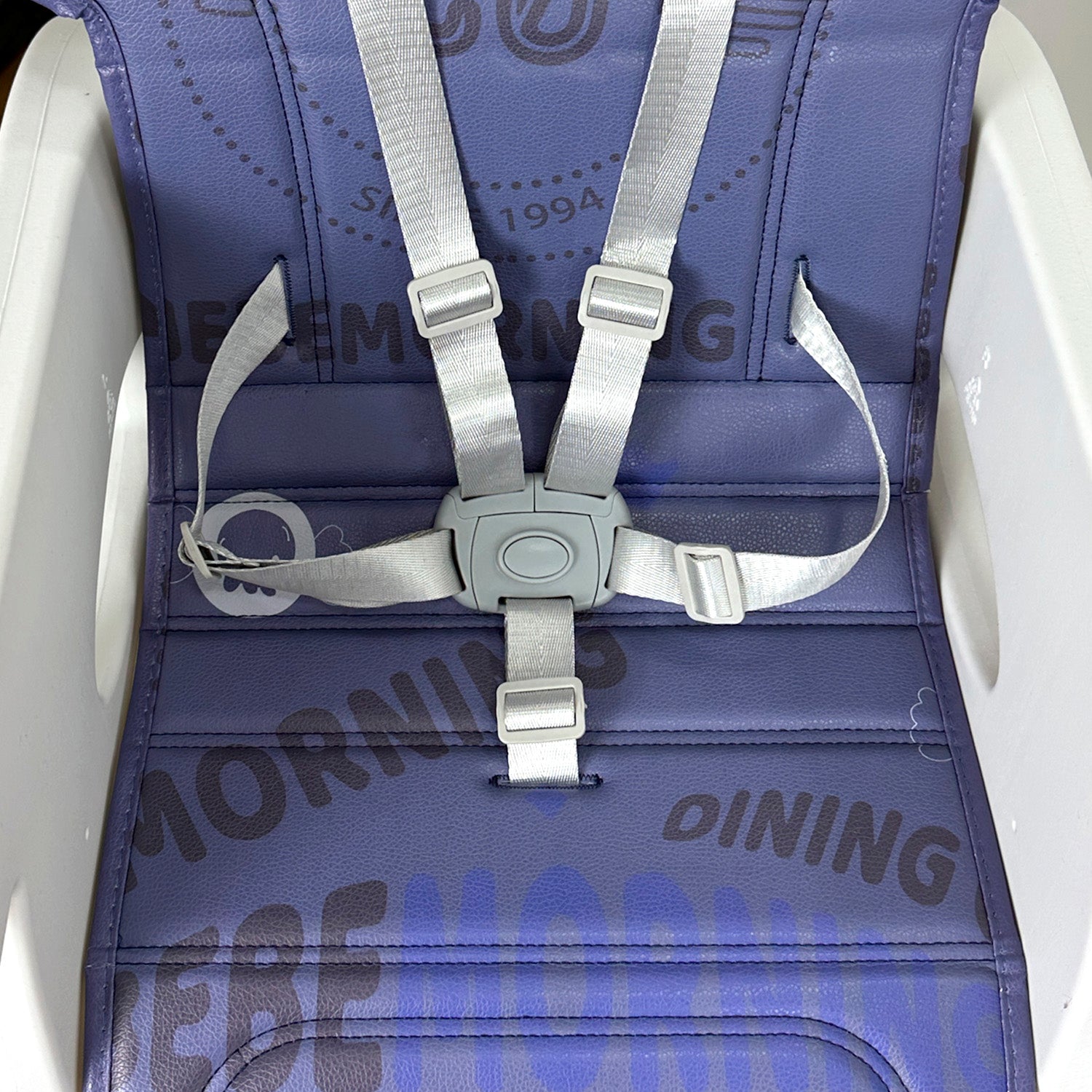 Silla Comedor Bebe Duna Happy Baby Azul