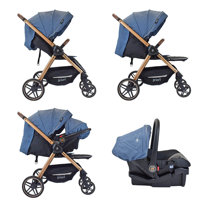 Coche Bebé Priori Maverick Ts Azul