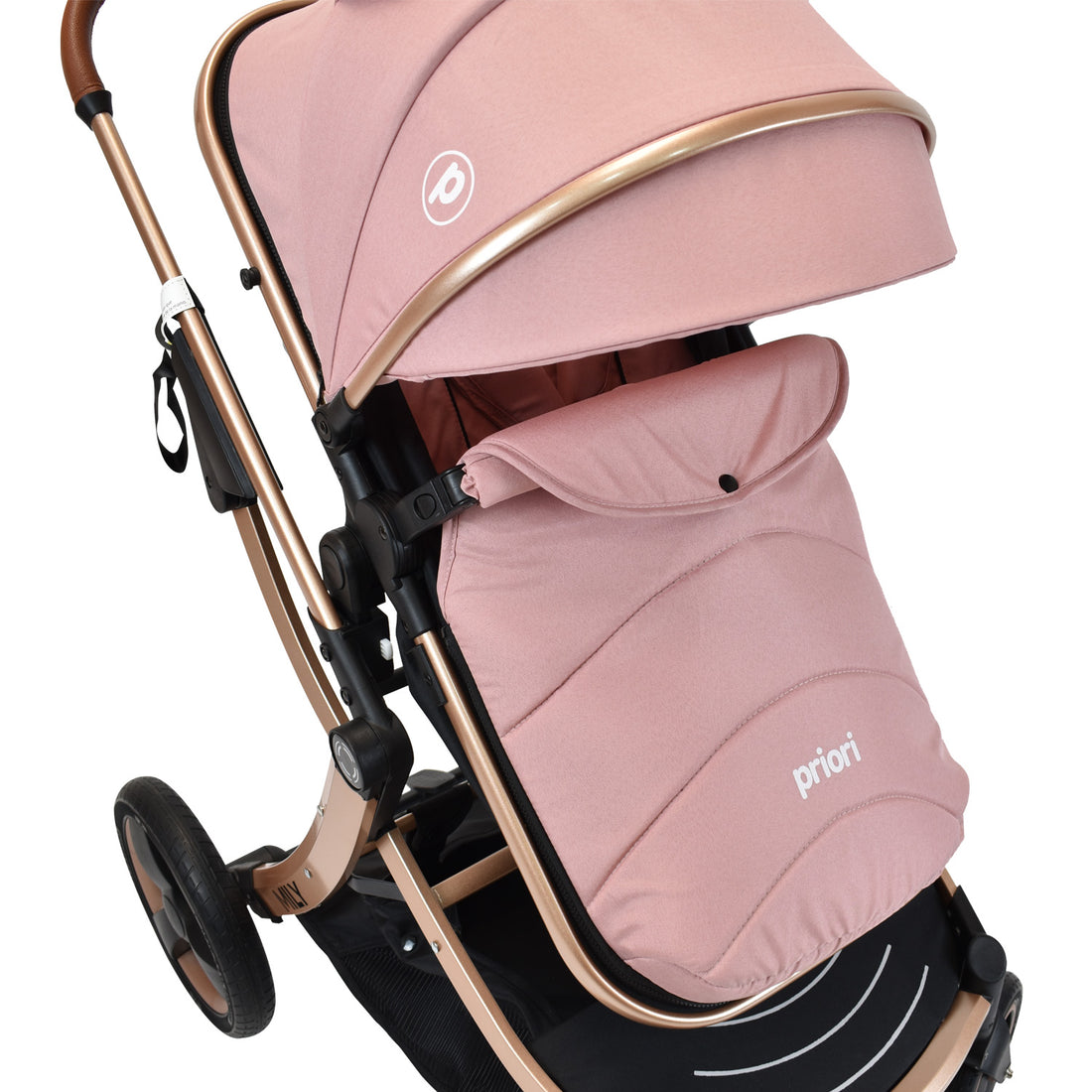 Coche Moises Bebé Mily Cs Rosa Priori