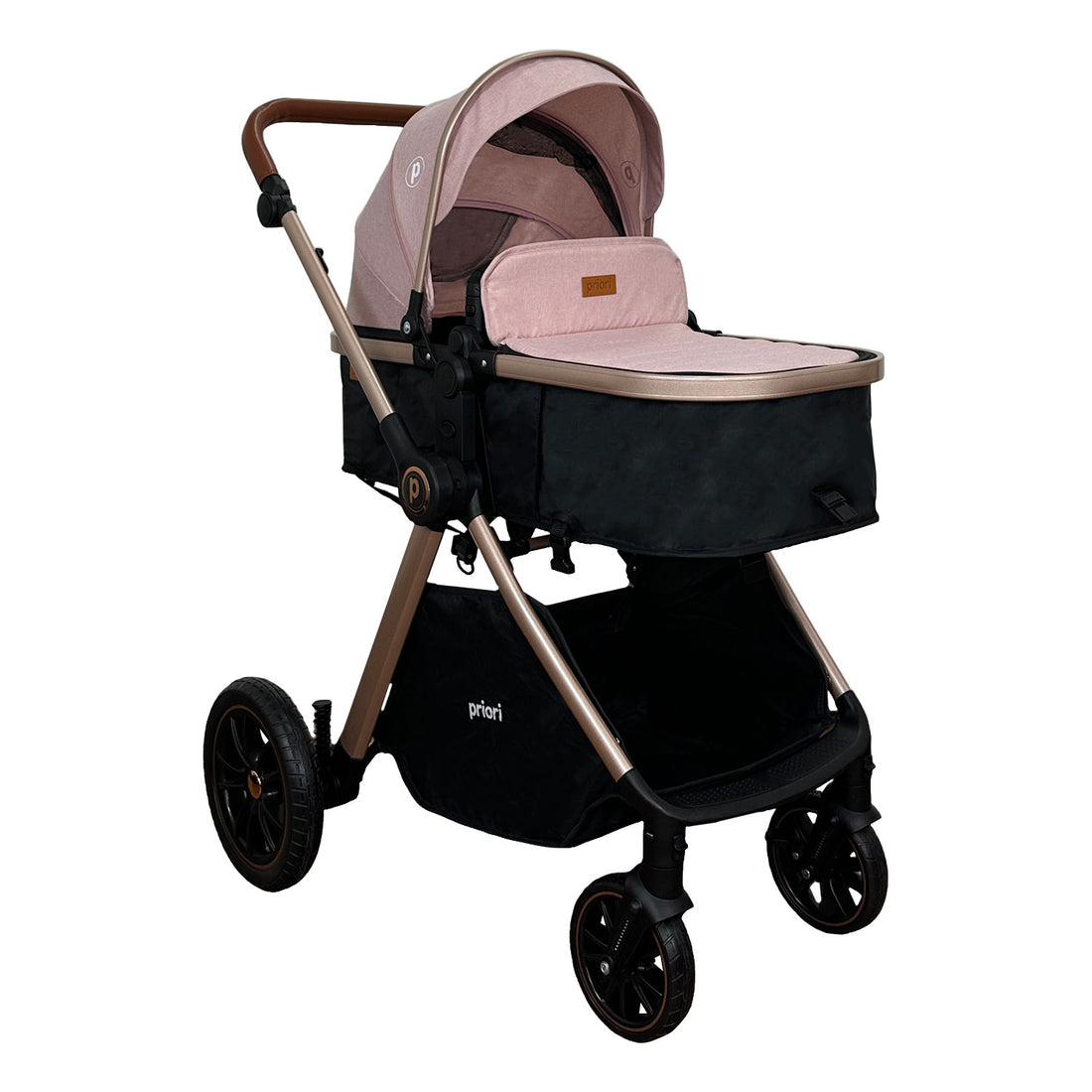 Coche Bebe Travel System Snow Priori Rosa