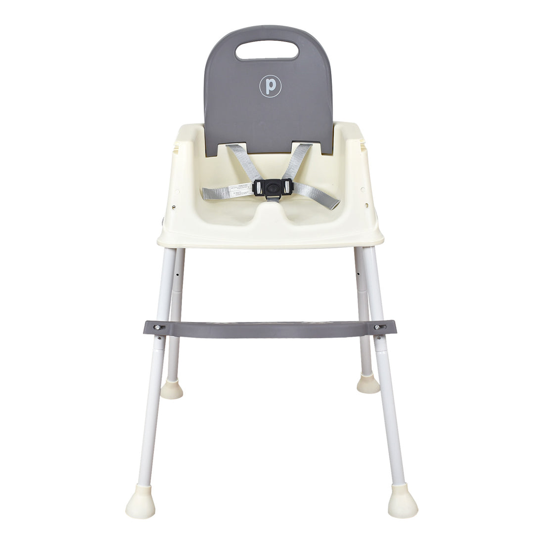 Silla Comedor Bebé 3 en1 Navy Priori Gris