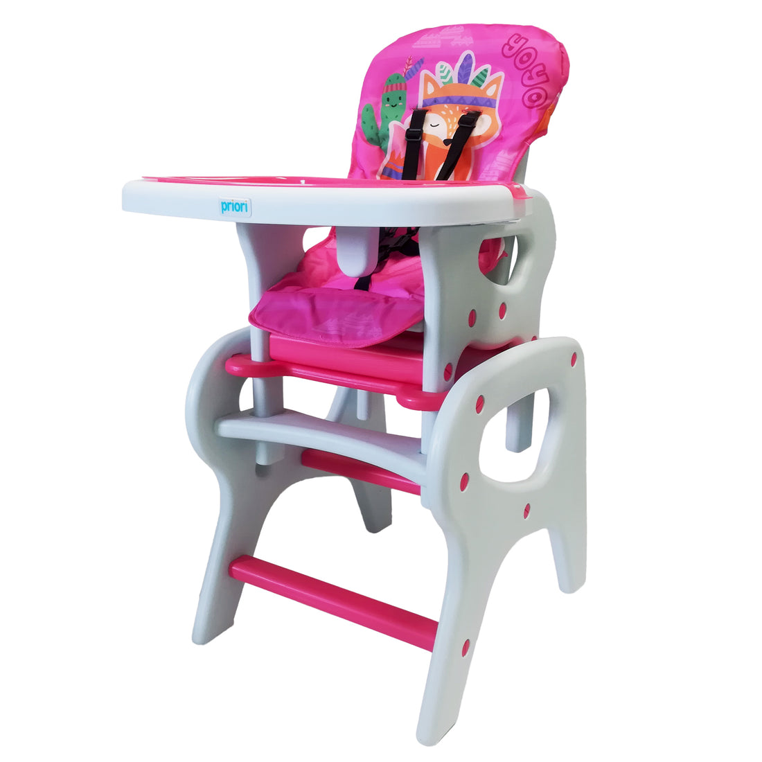 Comedor Bebe Escritorio Priori Rosa PCM10 Yoyo