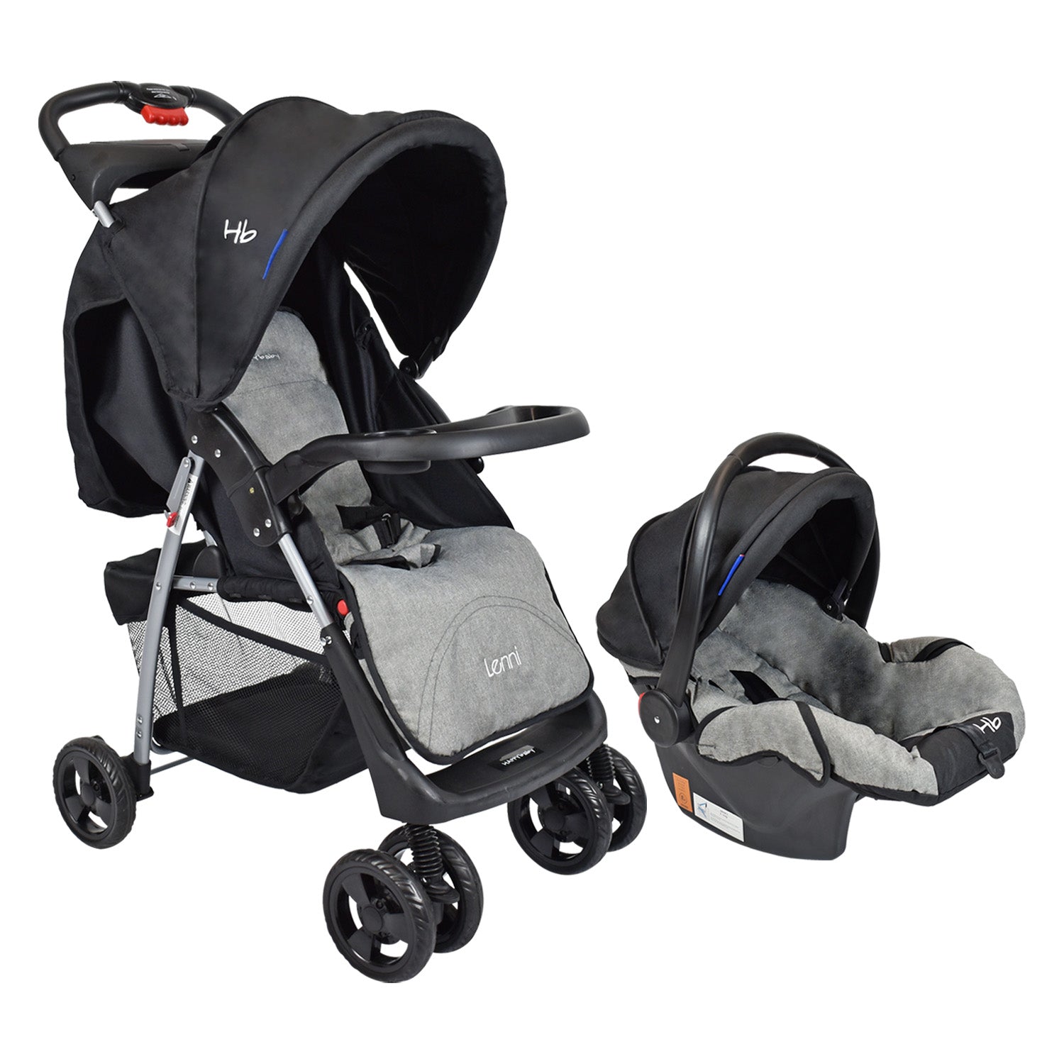 Coche Bebe Lenni Ts Happy Baby Negro