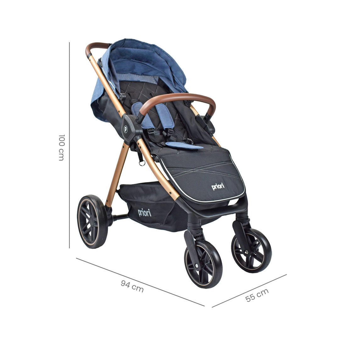 Coche Bebé Priori Maverick Azul