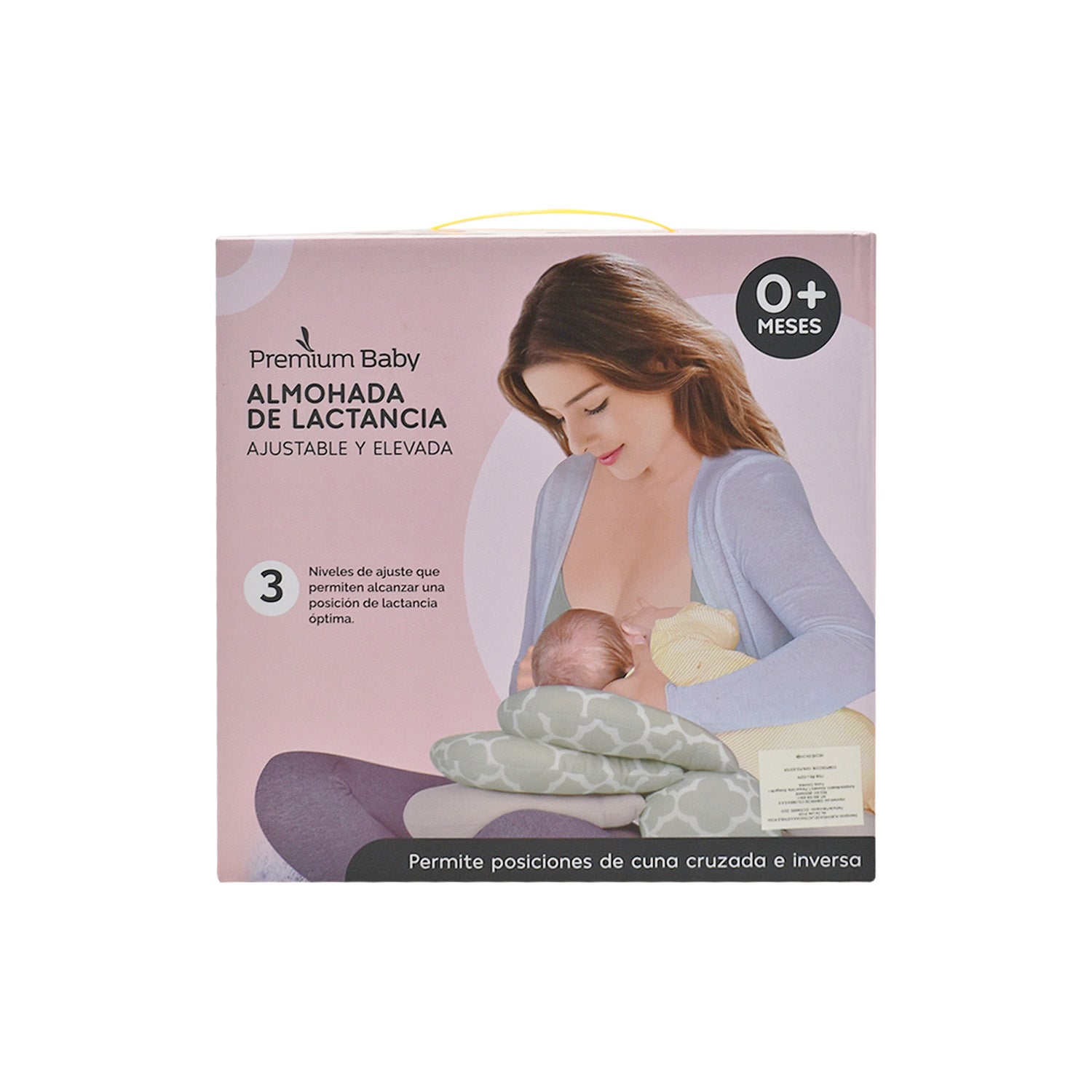 Almohada de Lactancia Ajustable Gris Premium Baby PB-L102GR