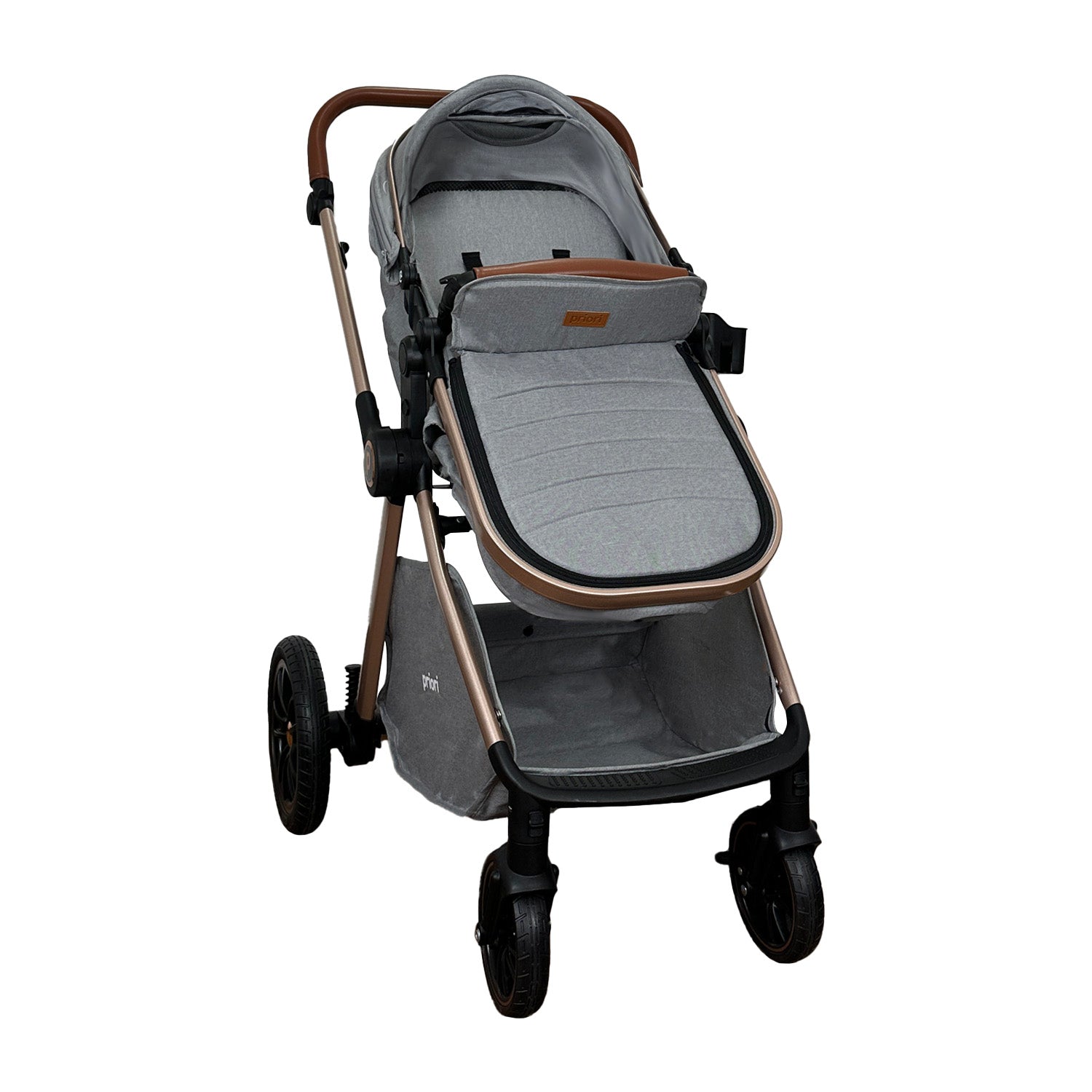 Coche Bebe Travel System Snow Priori Gris
