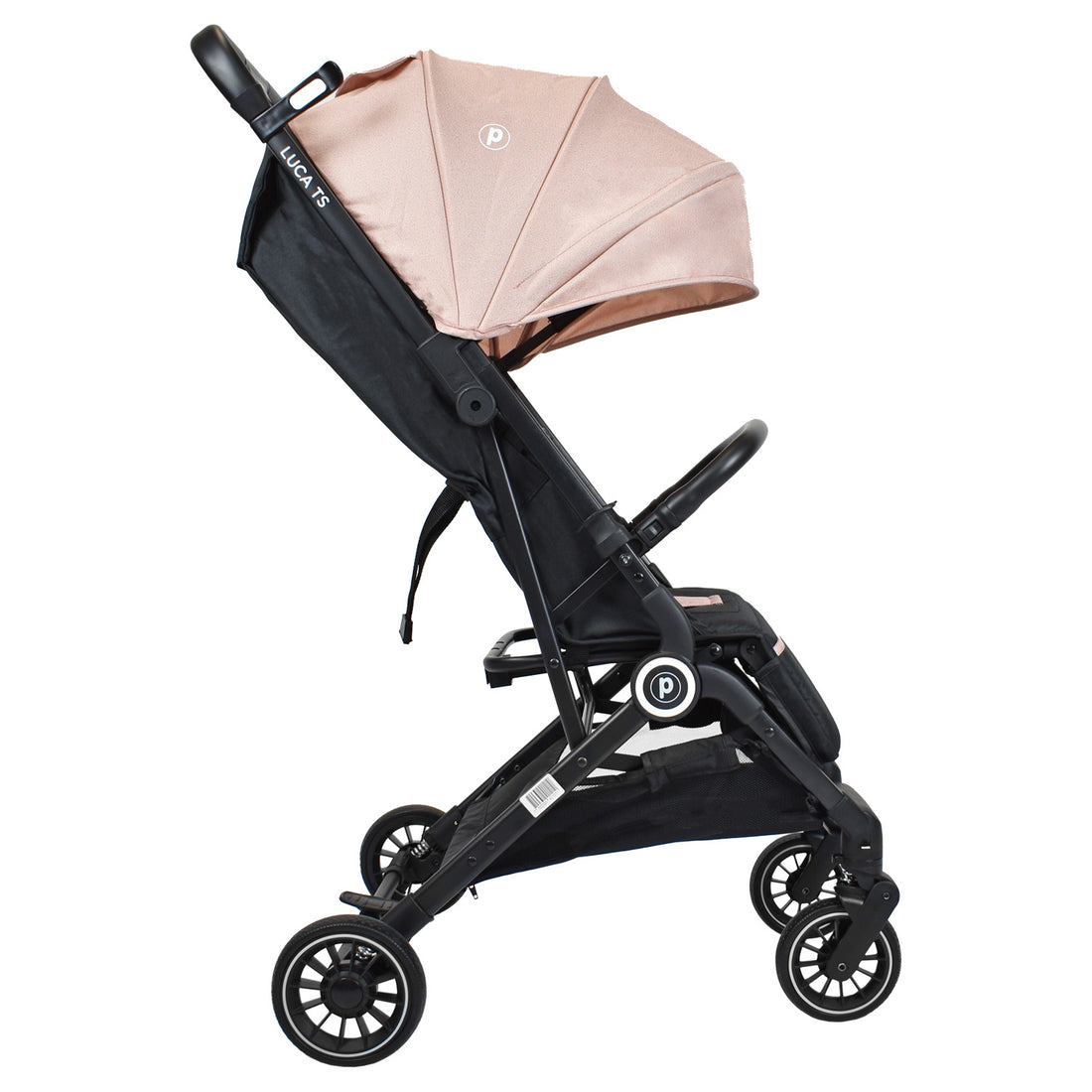 Combo Coche Luca Rosado +Cuna Mecedora Miami Rosado