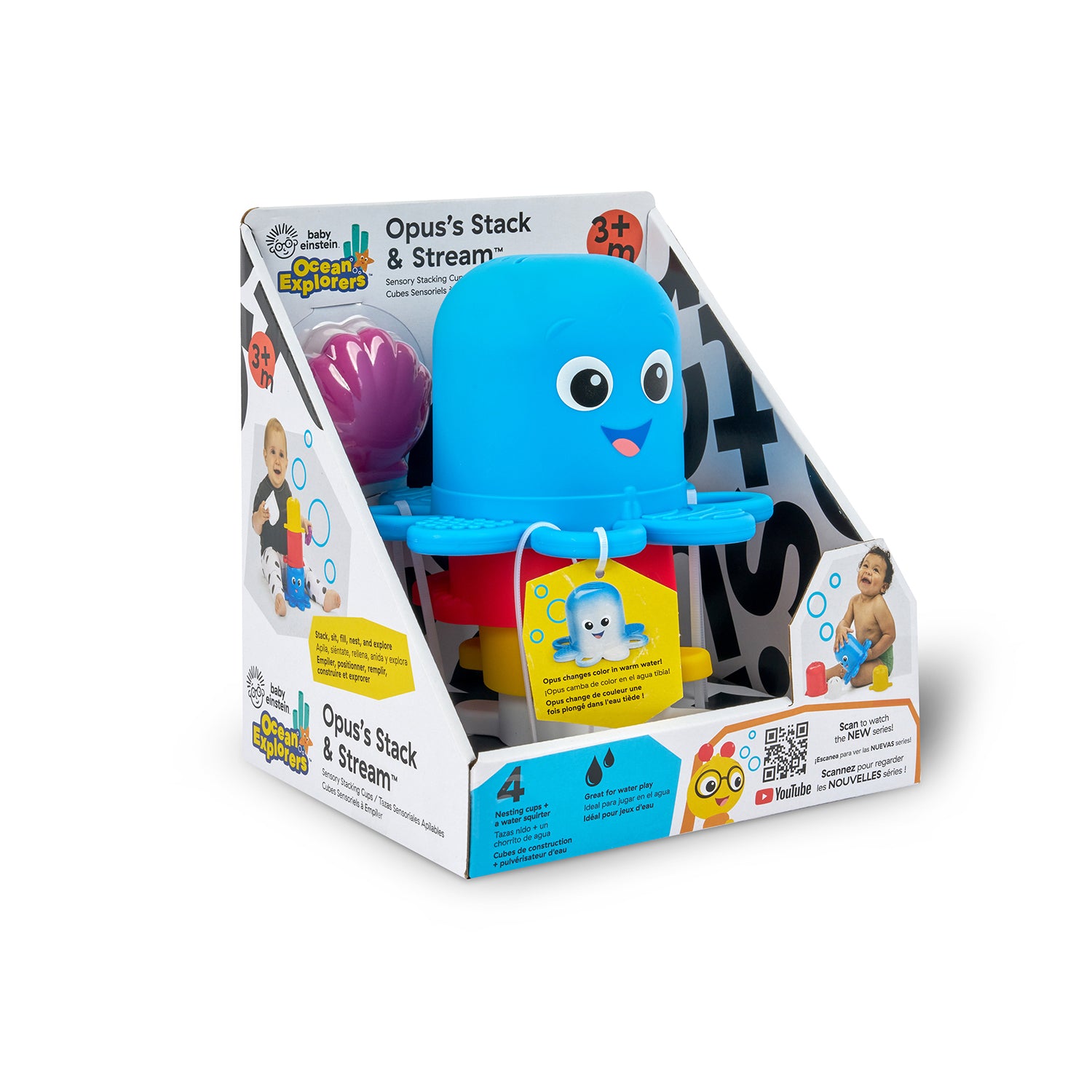 Vasos Sensoriales Ocean Opus Bebe Baby Einstein 13145