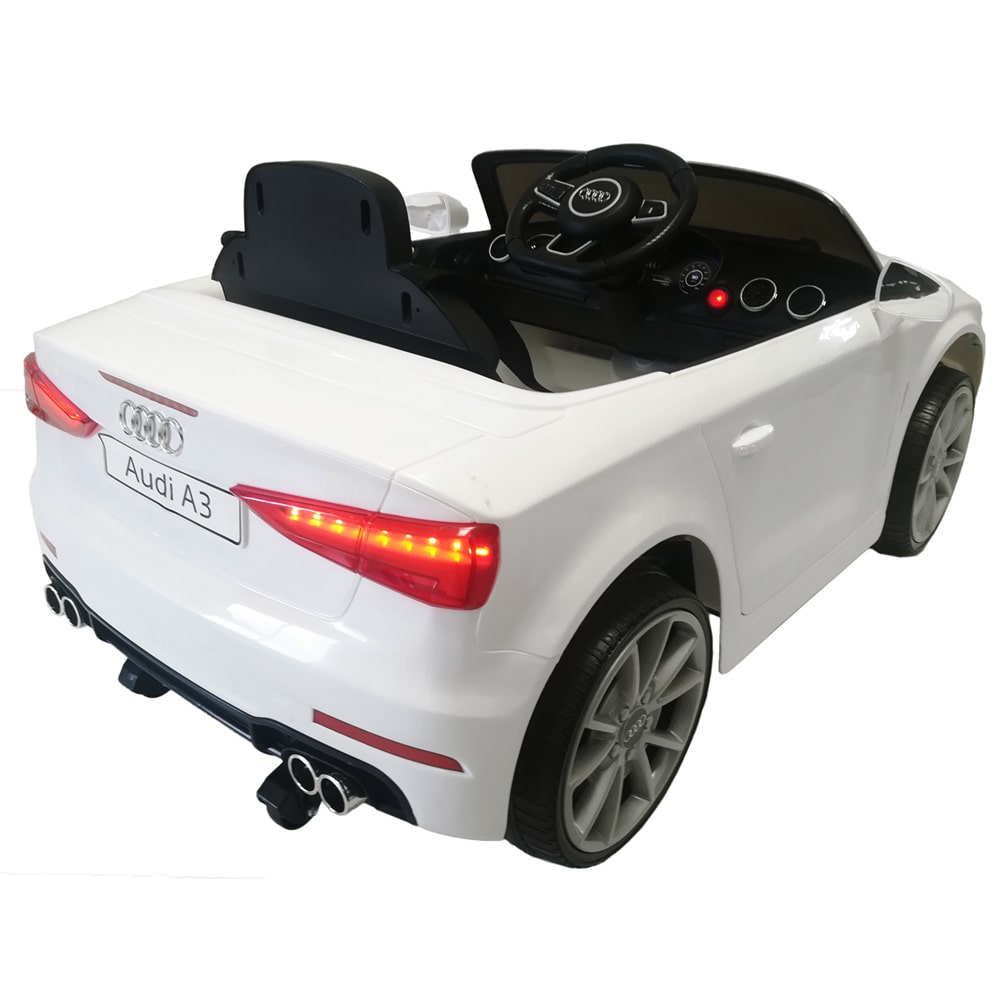 Carro Electrico Con Control Remoto Audi Blanco