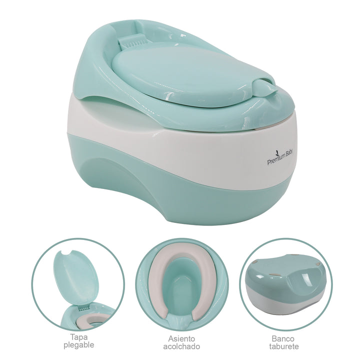 Vasenilla Bebe 3 en 1 Premium Baby Vera Verde