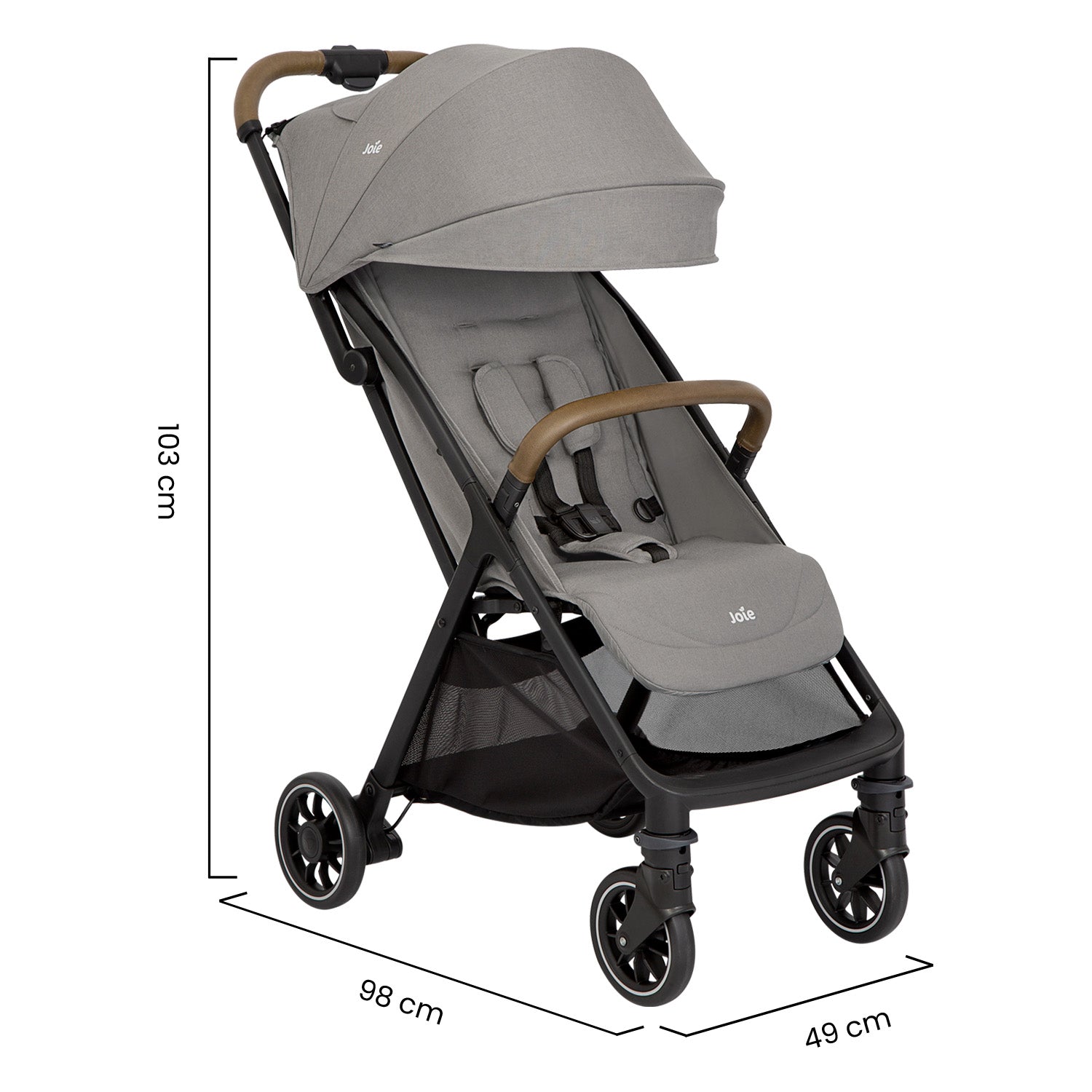 Coche Bebé Pact  Pro  Stroller Pebble Joie Gris