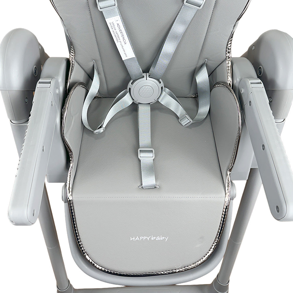 Silla Comedor Bebe Múltiples Posiciones Happy baby Theo Gris