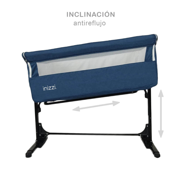 Cuna Colecho Mecedora bebé Inizzi Mizor Azul