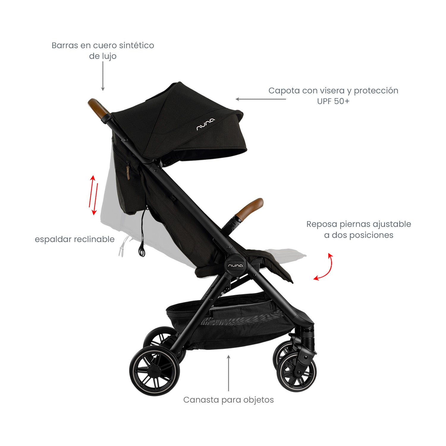 Combo Coche Bebé TRLV+Pipa Lite Rx Nuna Caviar