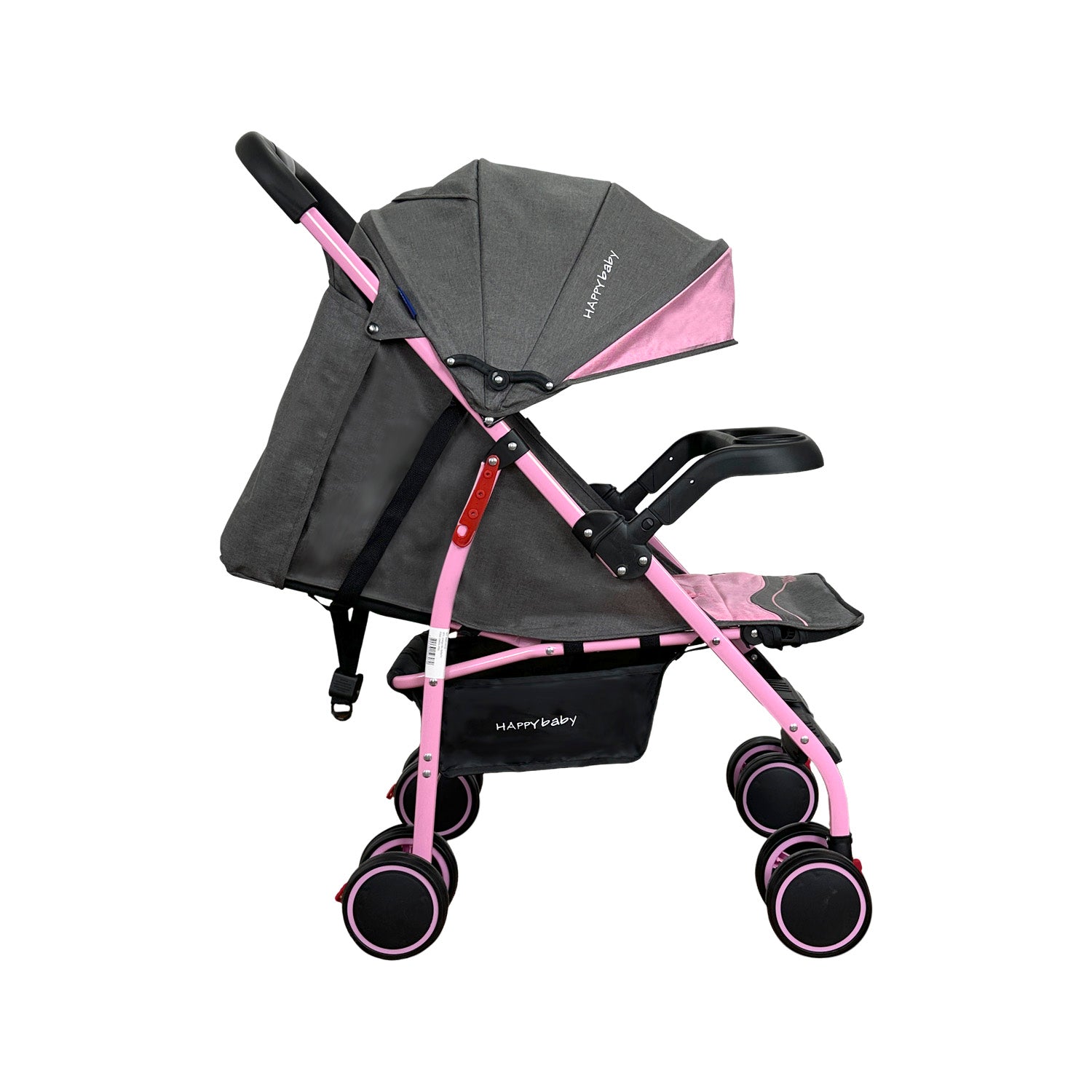 Coche Paseador Owen Happy Baby Rosado