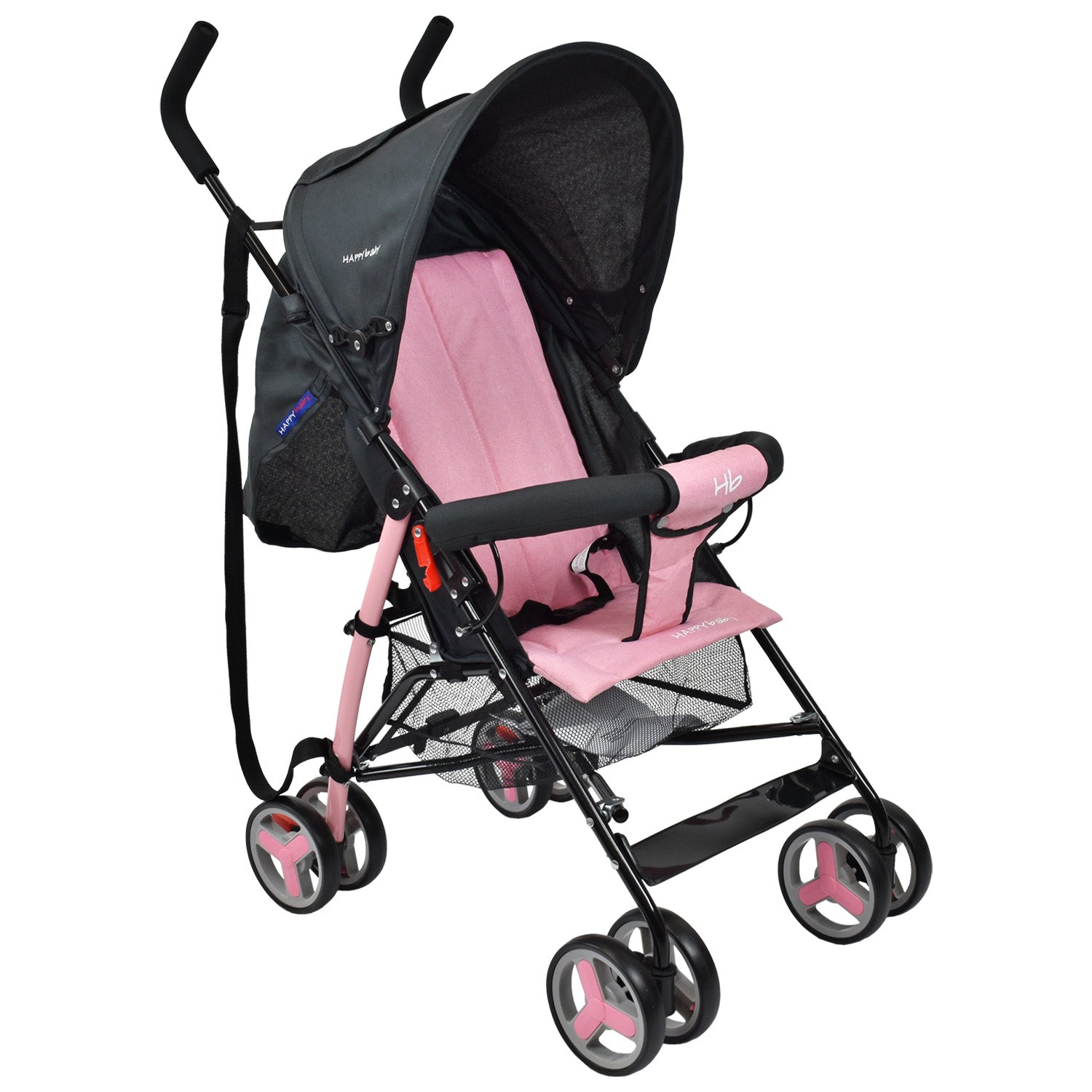 Coche Paseador Bebé Future Happy Baby Rosado