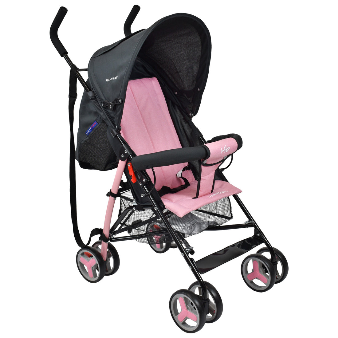 Coche Paseador Bebé Future Happy Baby Rosado