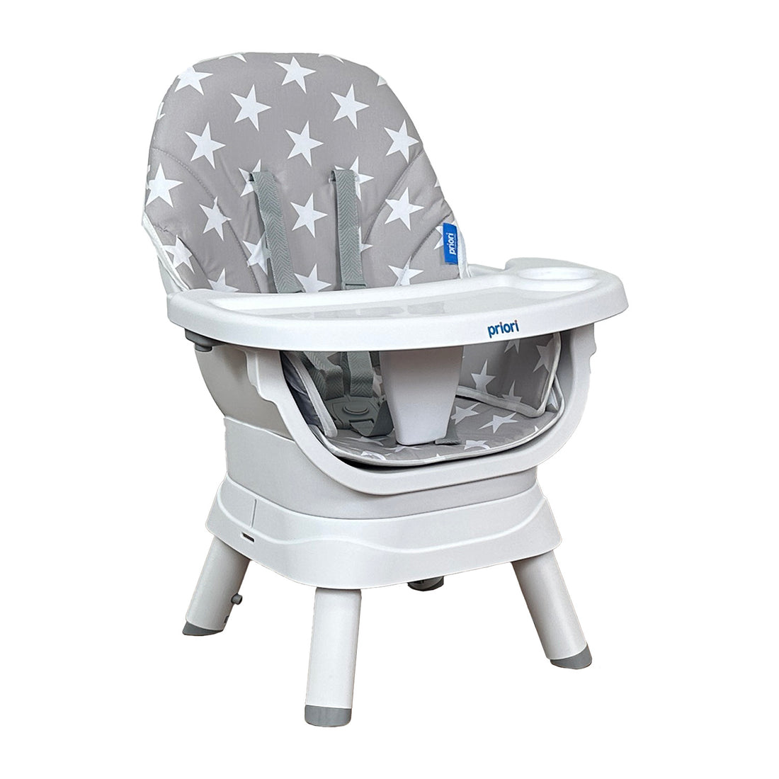 Silla Comedor bebé 12 en 1 con Giro 360 Yae de Priori Gris