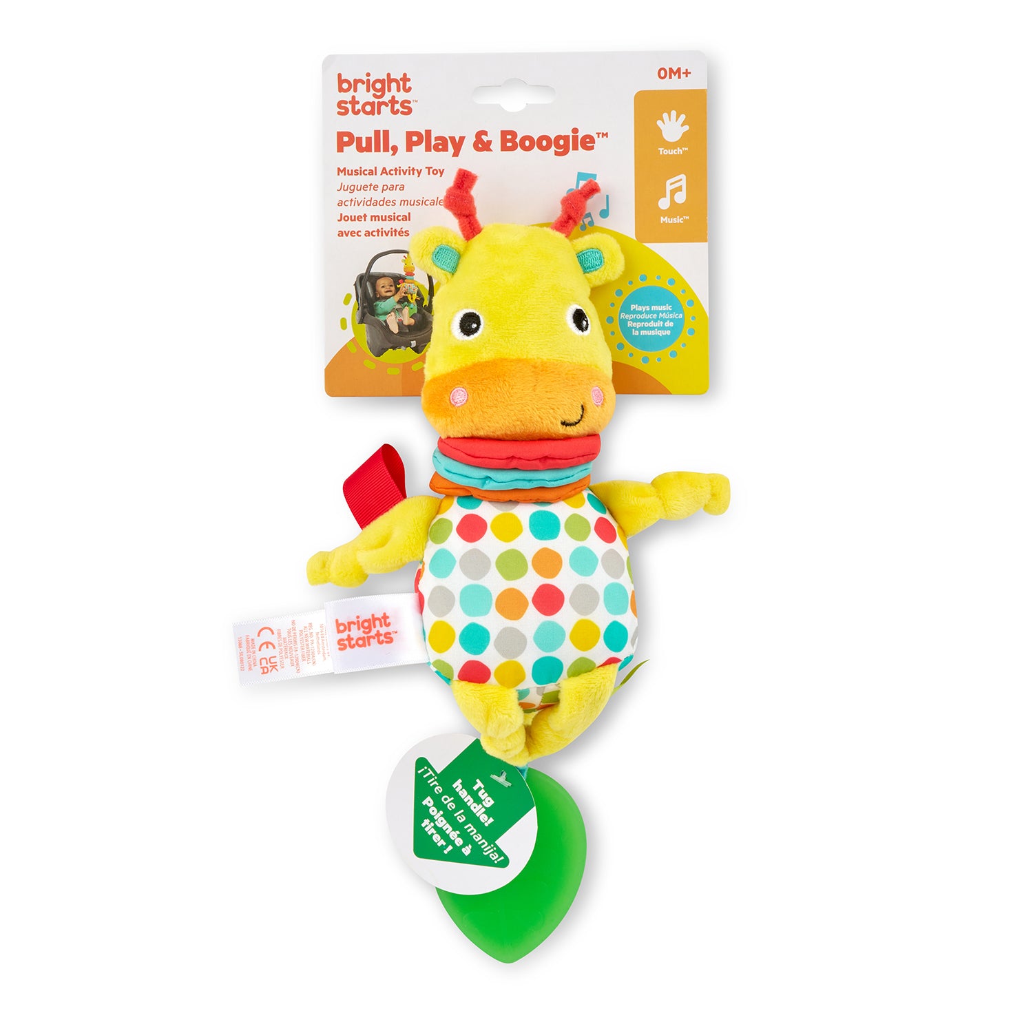 Juguete Musical Pull,Play Bebe Bright Starts Jirafa 13088