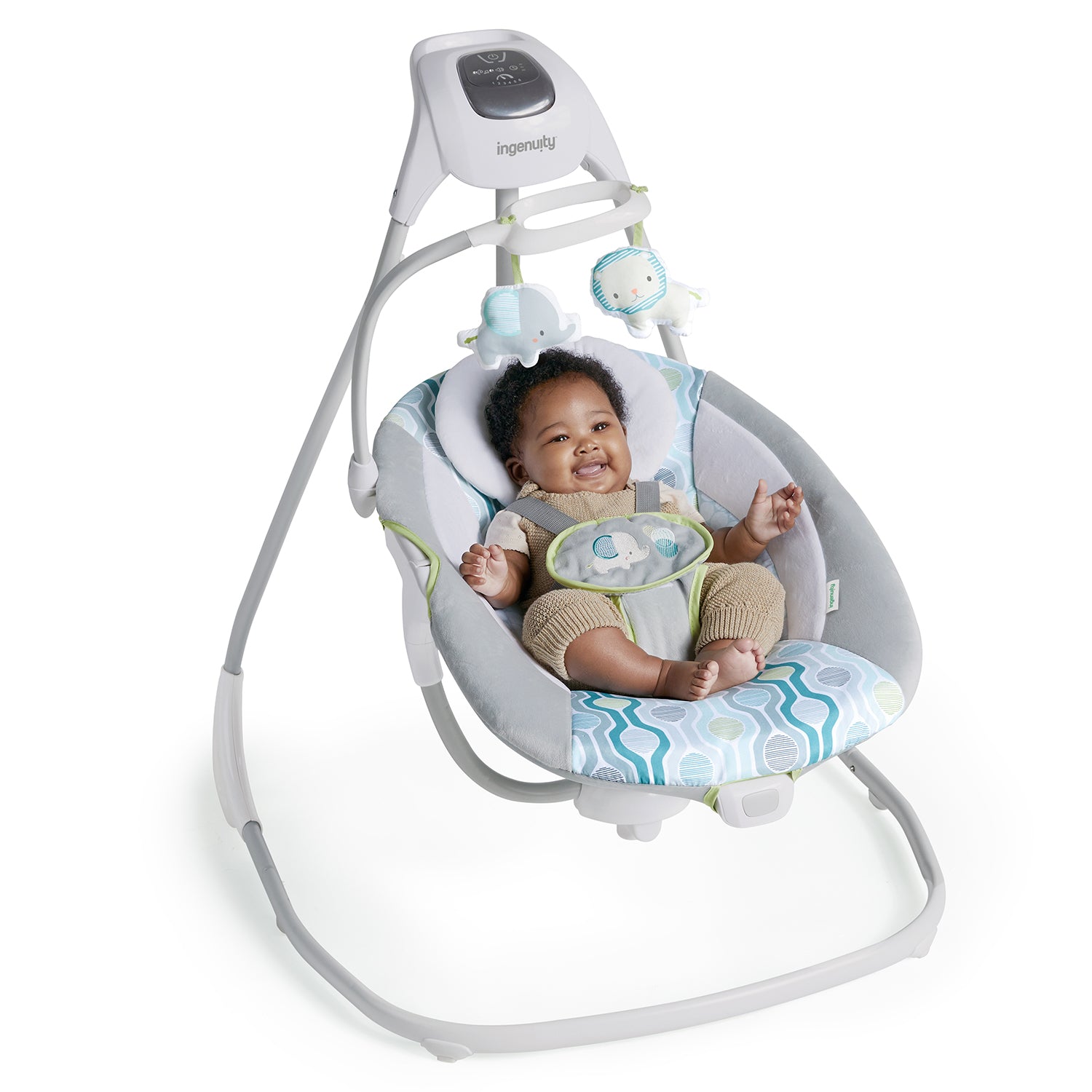 Columpio Vibratorio Ingenuity Gris 11149