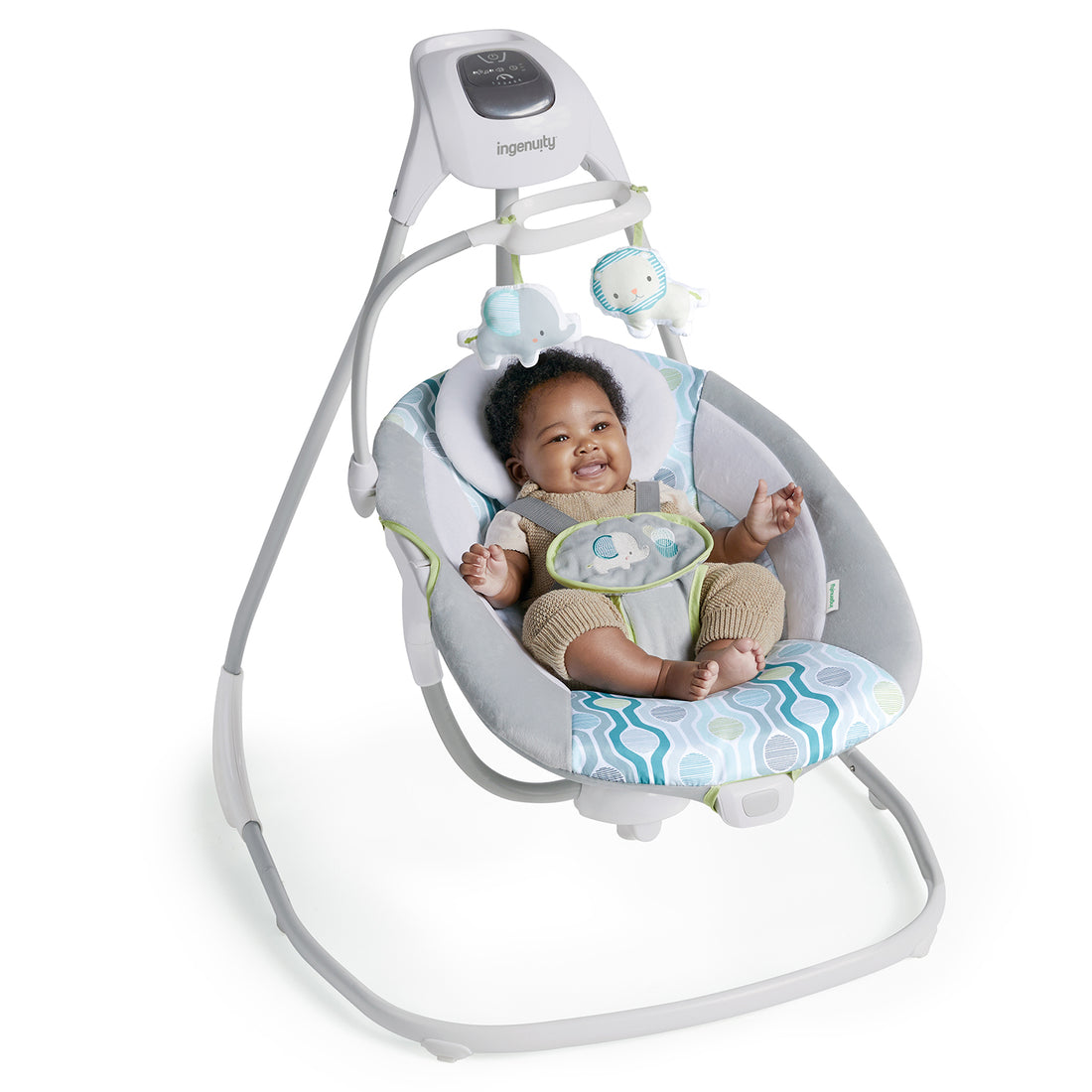 Columpio Vibratorio Ingenuity Gris 11149