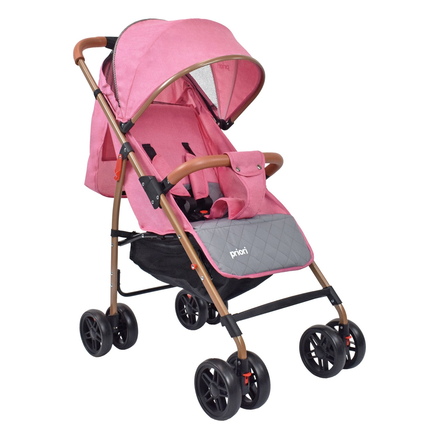 Combo Cuna Colecho Golf +Coche Paseador Park Rosa+ Pañalera Morral