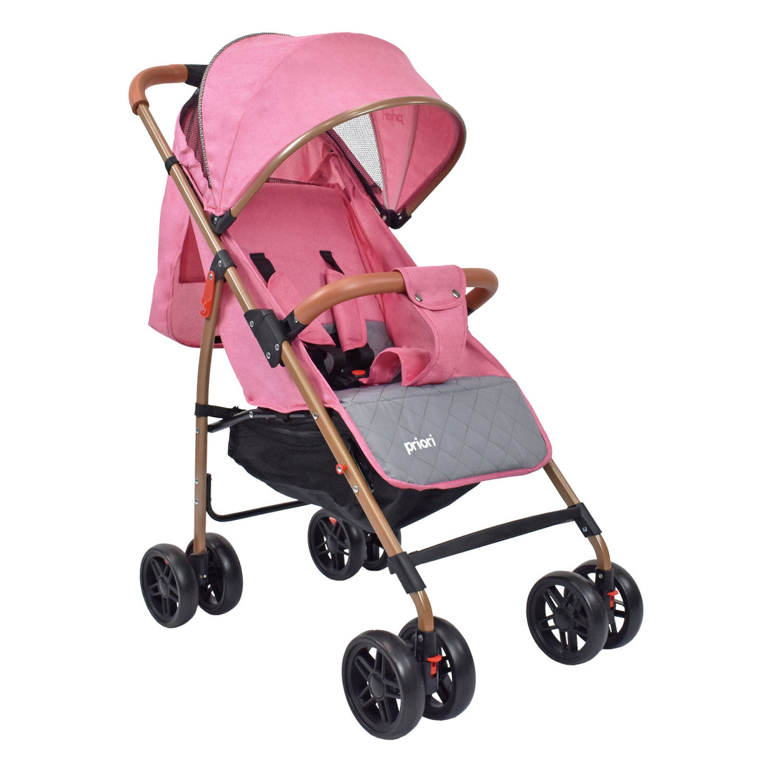Combo Cuna Colecho Golf +Coche Paseador Park Rosa+ Pañalera Morral