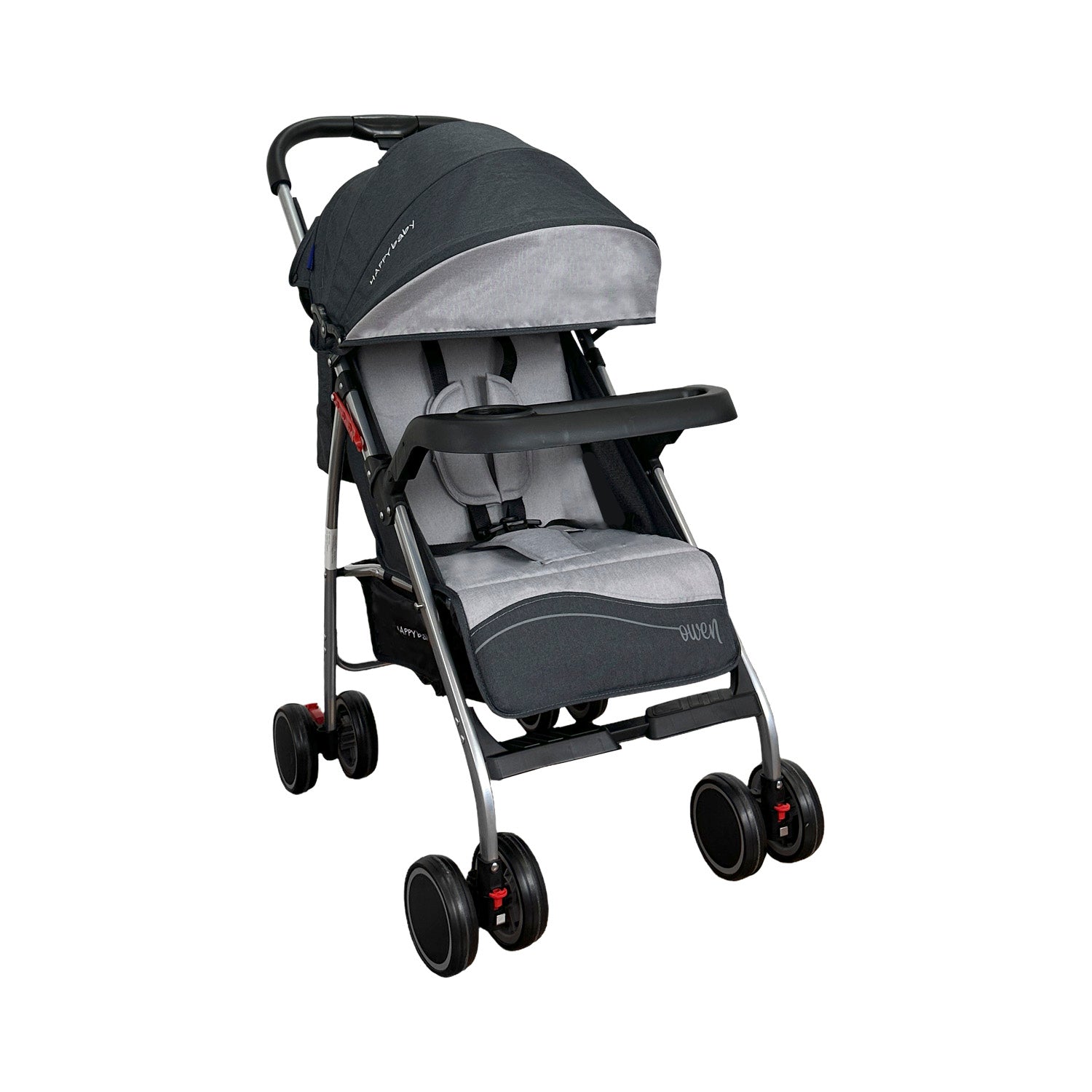 Coche Bebé Paseador Owen Happy Baby Gris