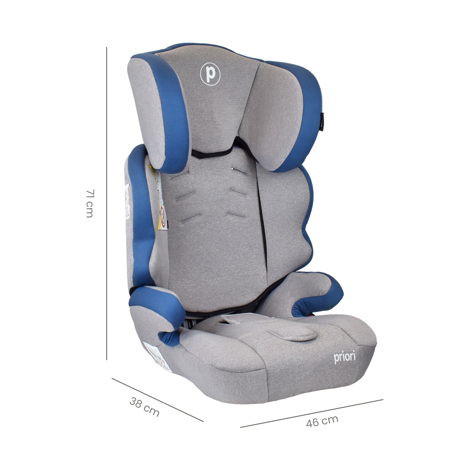 Silla de Carro Bebe Priori Thunder Azul