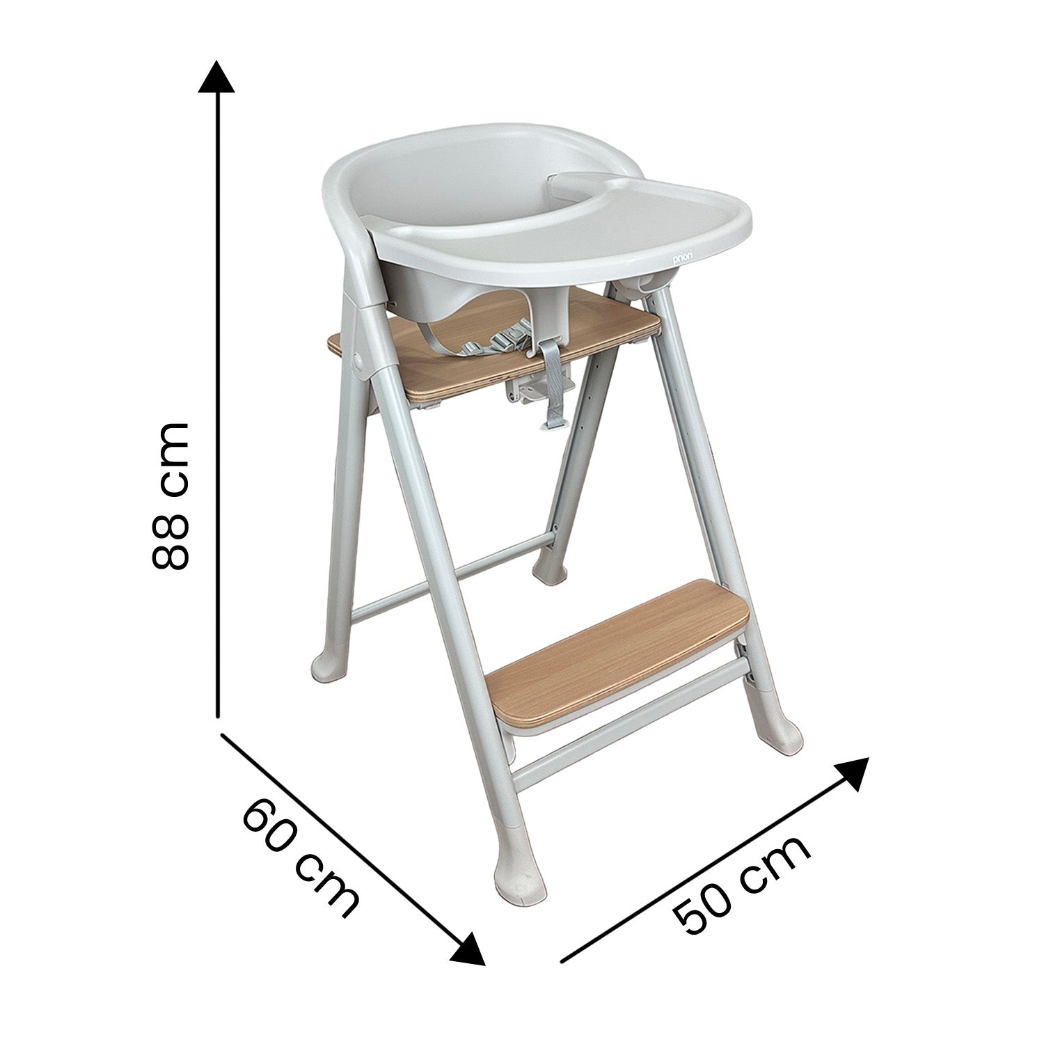 Silla Comedor Bebe Multifuncional Icon Priori Blanco